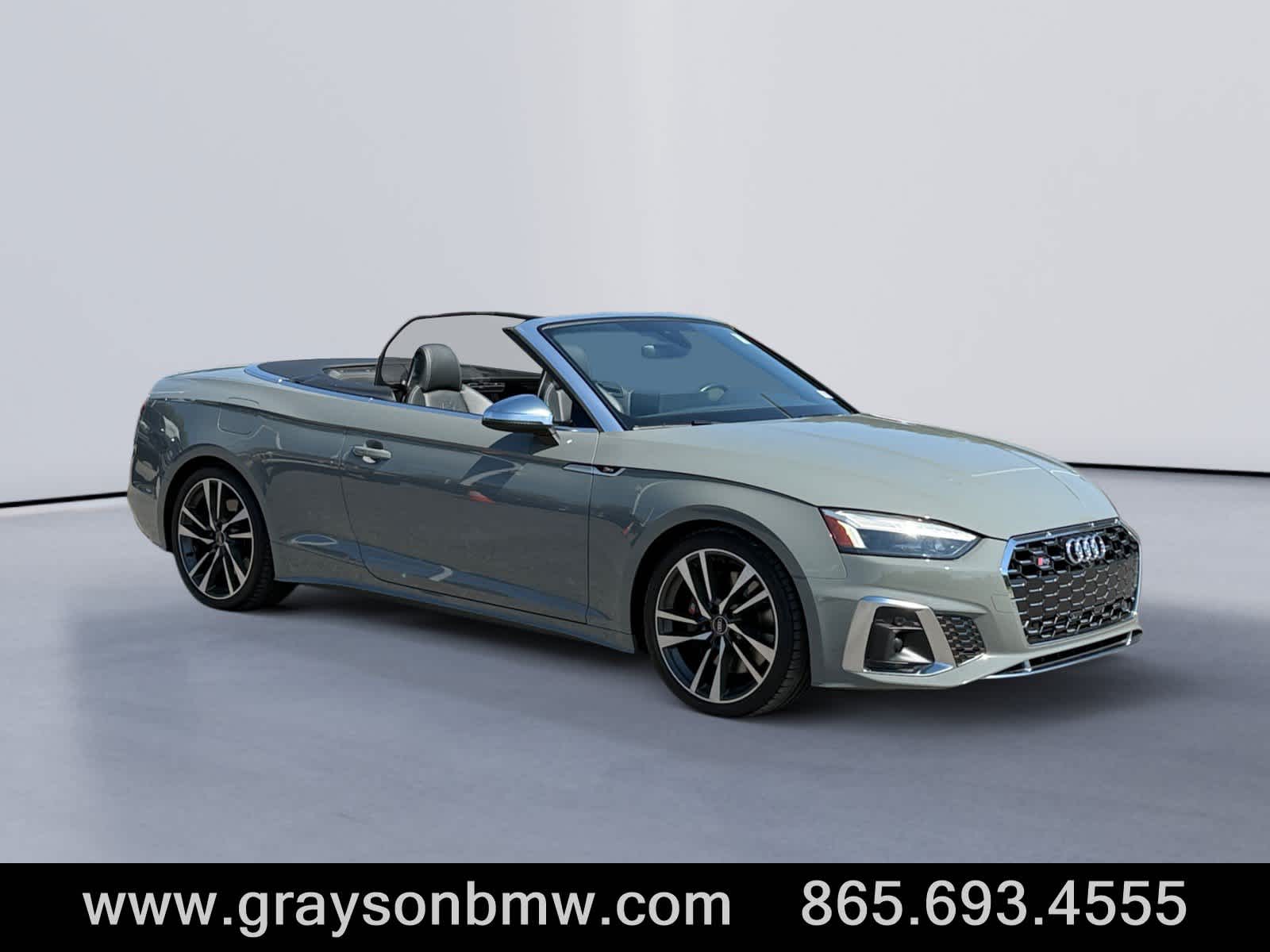 Gray 2022 Audi S5 Convertible All-Wheel Drive 8-Speed Automatic