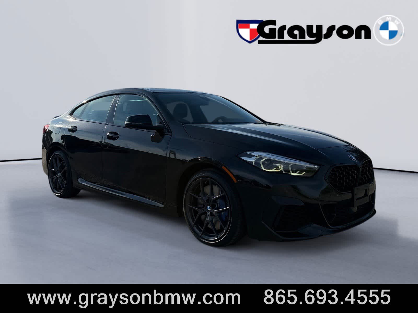 Black Sapphire Metallic 2022 BMW 2 Series M235i xDrive Gran Coupe AWD Sedan All-Wheel Drive 8-Speed Automatic