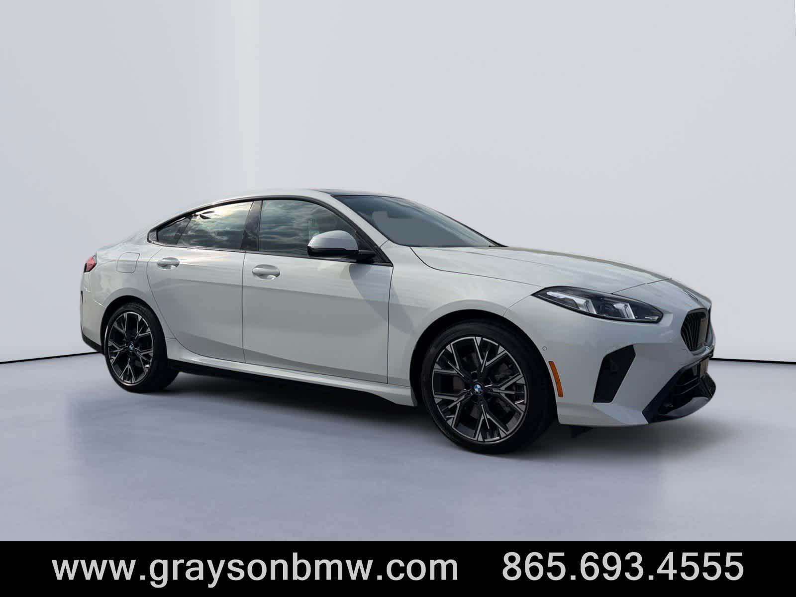Alpine White 2025 BMW 2 Series Sedan All-Wheel Drive 7-Speed Automatic