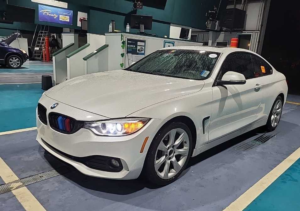 White 2015 BMW 4 Series 435i Coupe RWD Coupe Rear-Wheel Drive Automatic