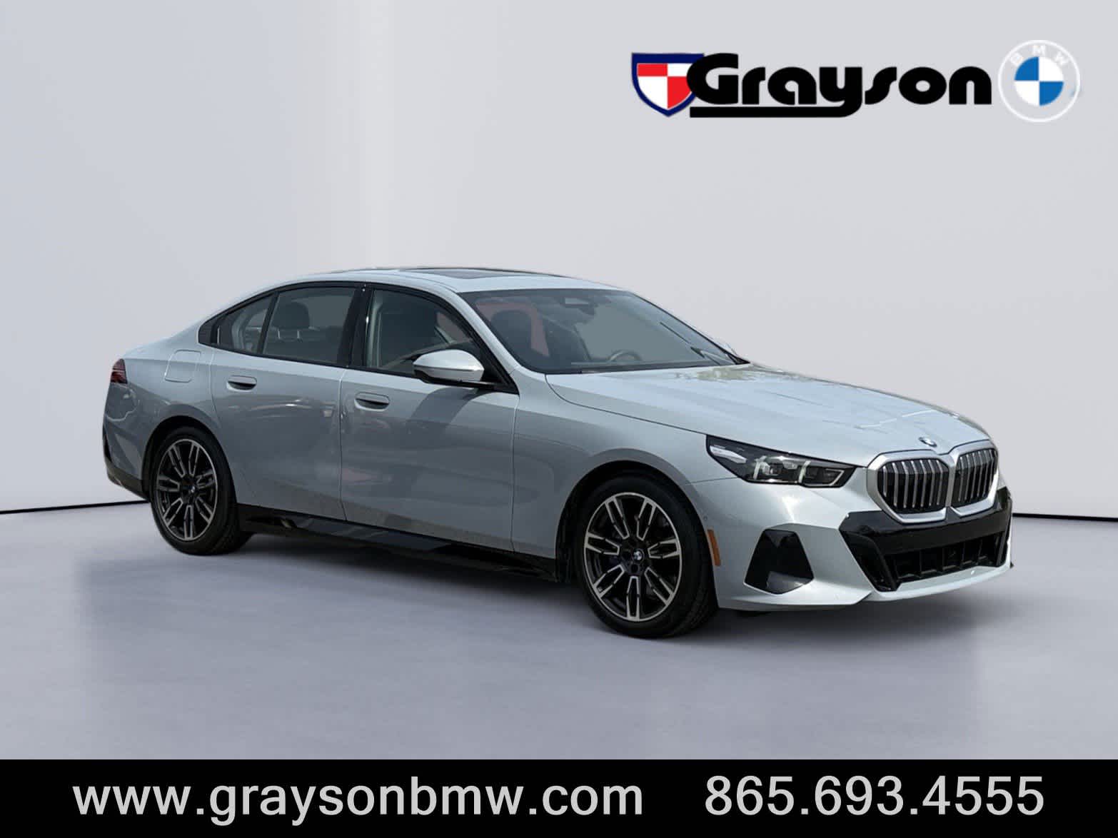 Gray 2026 BMW 5 Series 530i xDrive Sedan All-Wheel Drive 8-Speed Automatic