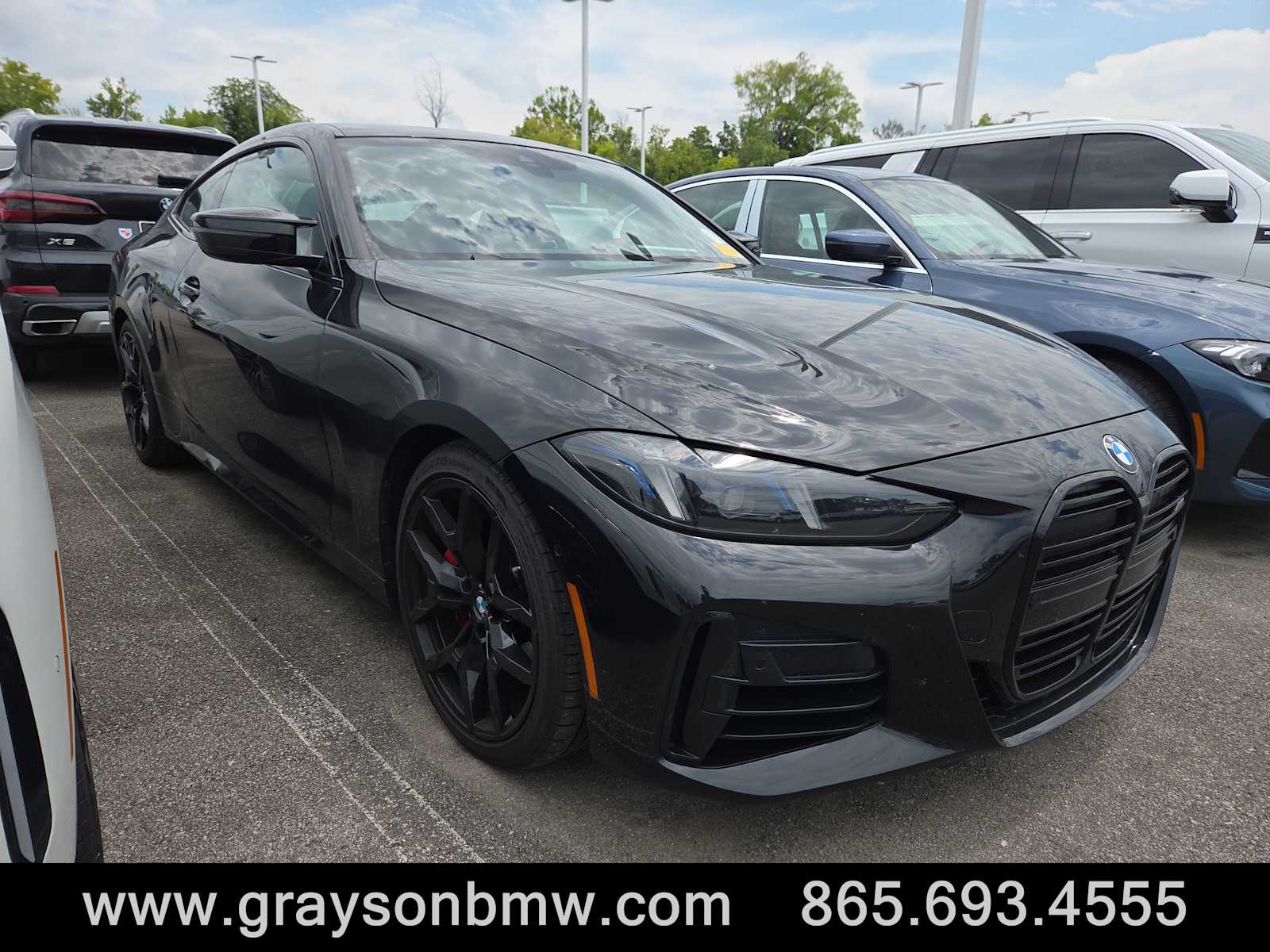 Black Sapphire Metallic 2025 BMW 4 Series Coupe Rear-Wheel Drive 8-Speed Automatic