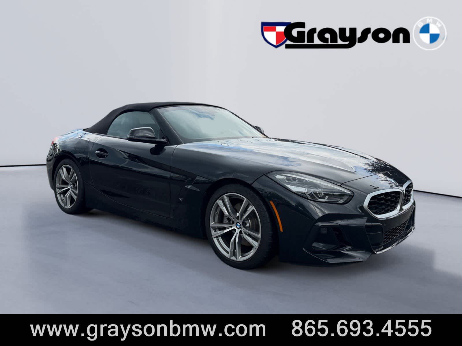 Black 2026 BMW Z4 Convertible Rear-Wheel Drive 8-Speed Automatic
