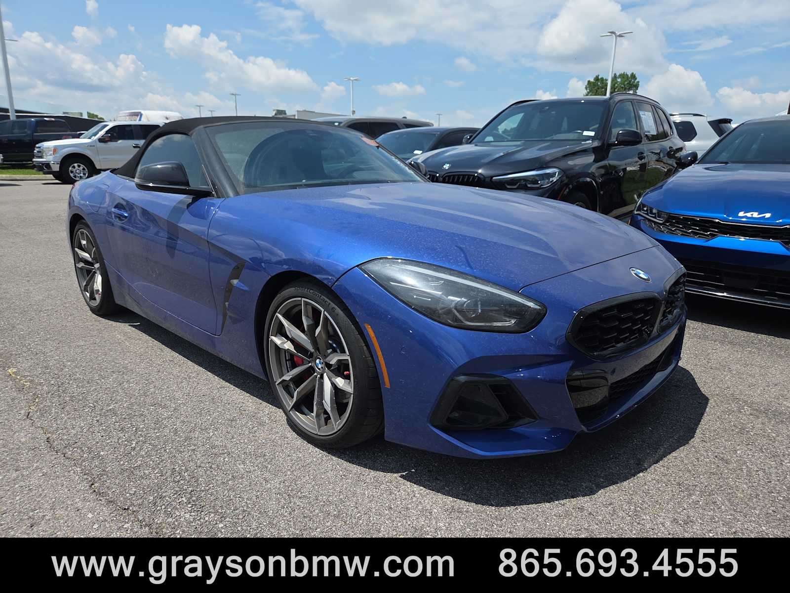 Portimao Blue Metallic 2025 BMW Z4 Convertible Rear-Wheel Drive 6-Speed Manual
