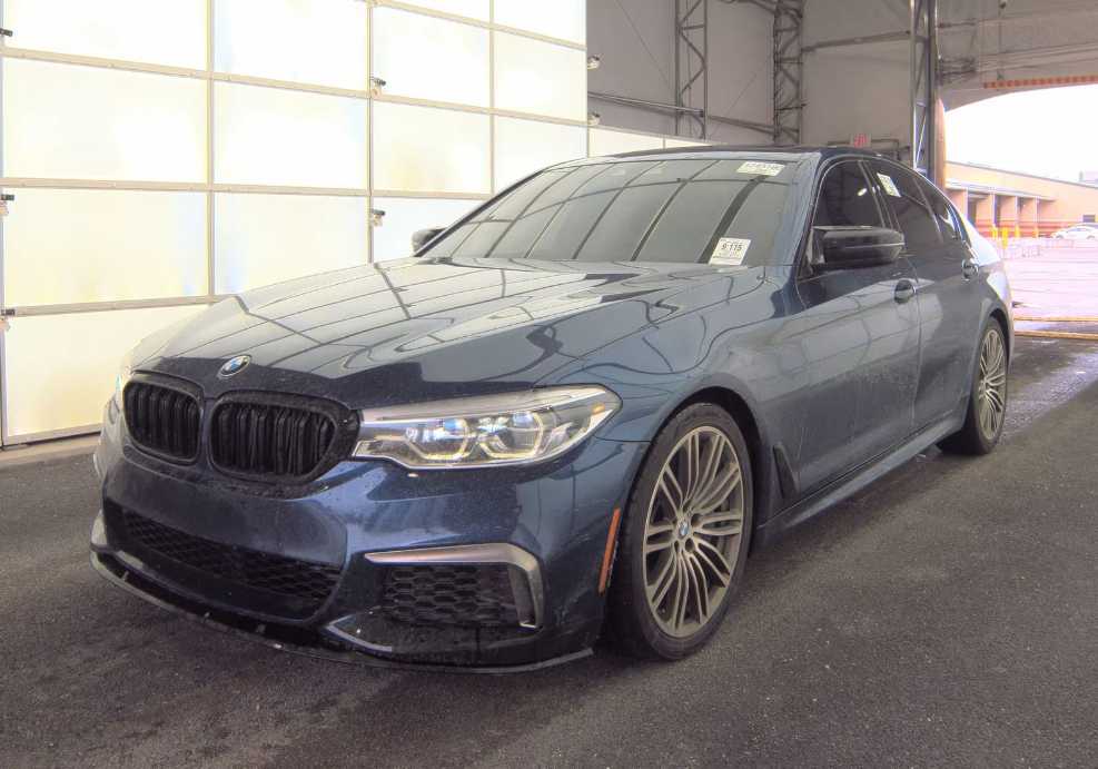 Mediterranean Blue Metallic 2019 BMW 5 Series M550i xDrive Sedan AWD Sedan All-Wheel Drive 8-Speed Automatic