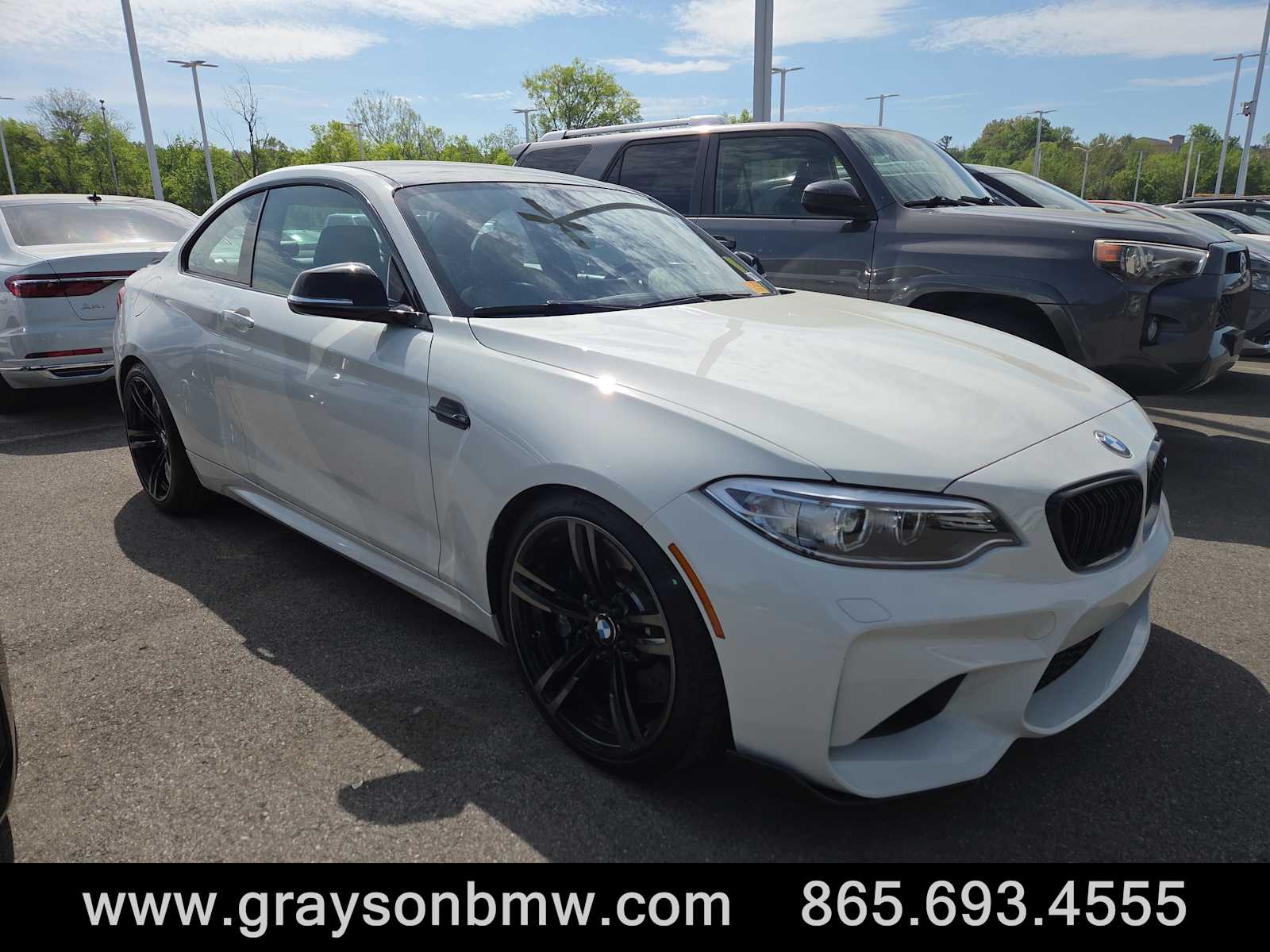White 2017 BMW M2 RWD Coupe Rear-Wheel Drive Automatic