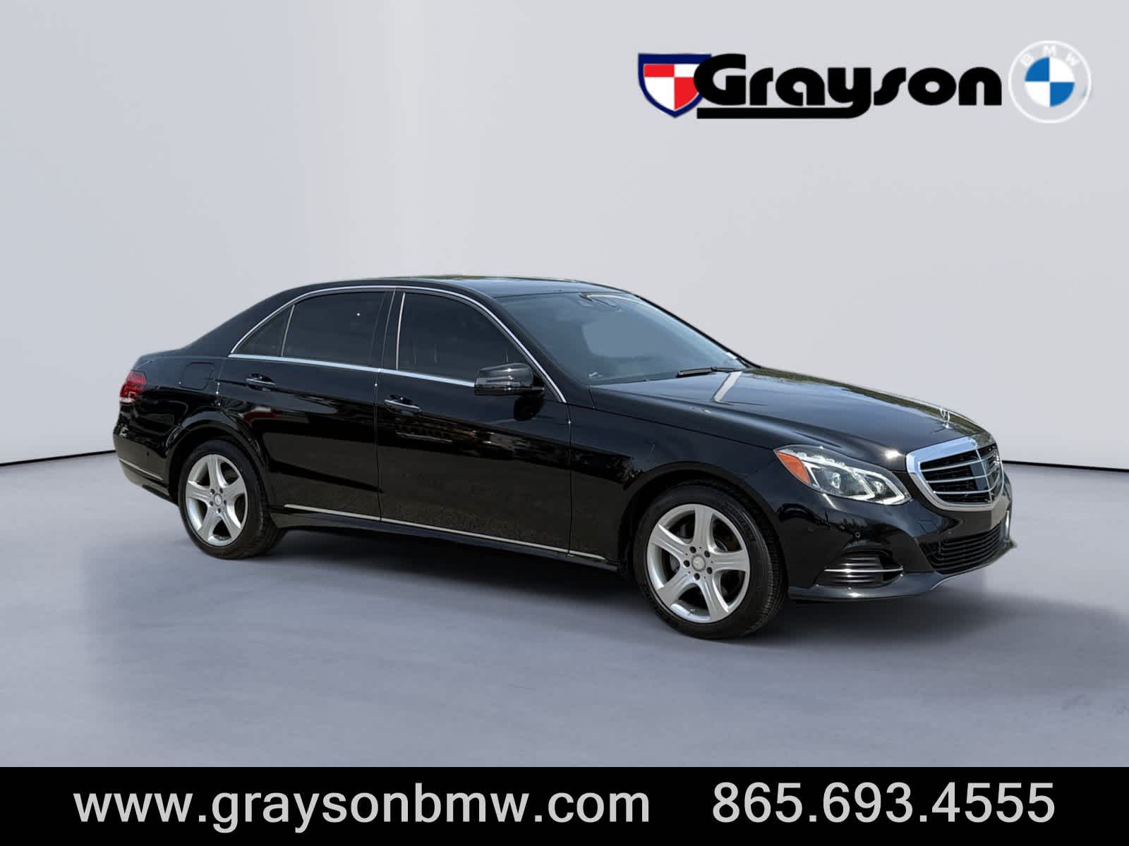 Black 2014 Mercedes-Benz E-Class E 350 Luxury Sedan Rear-Wheel Drive 7-Speed Automatic