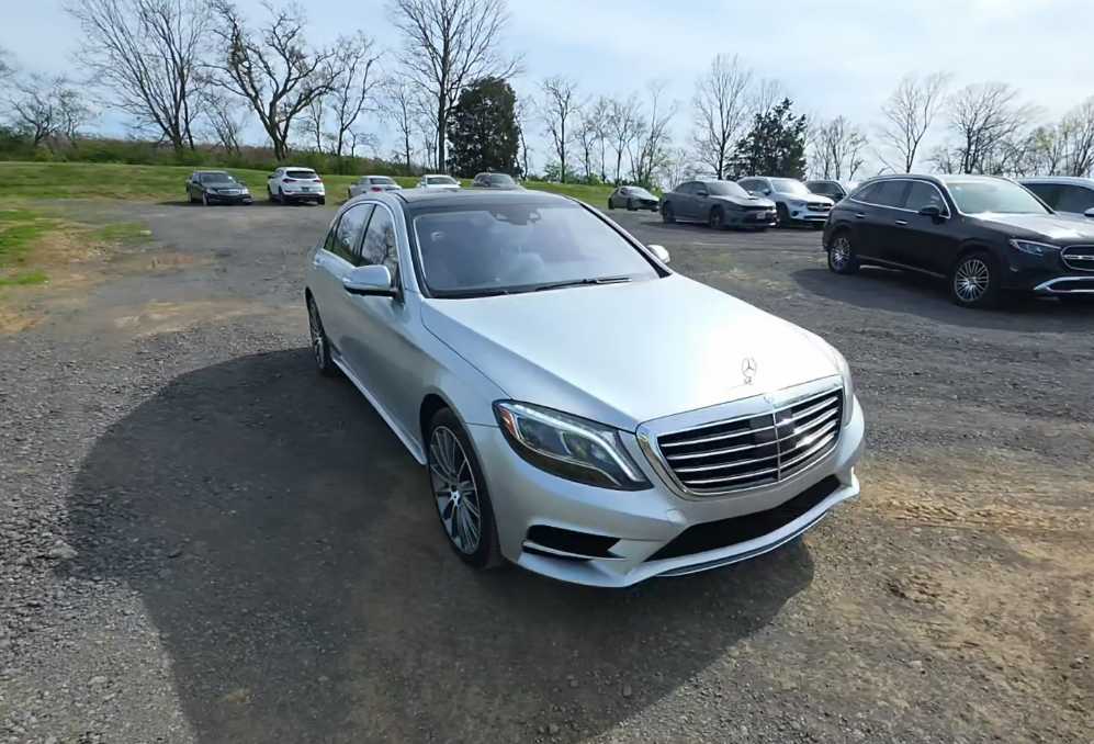 Iridium Silver Metallic 2015 Mercedes-Benz S-Class S 550 Sedan Rear-Wheel Drive 7-Speed Automatic