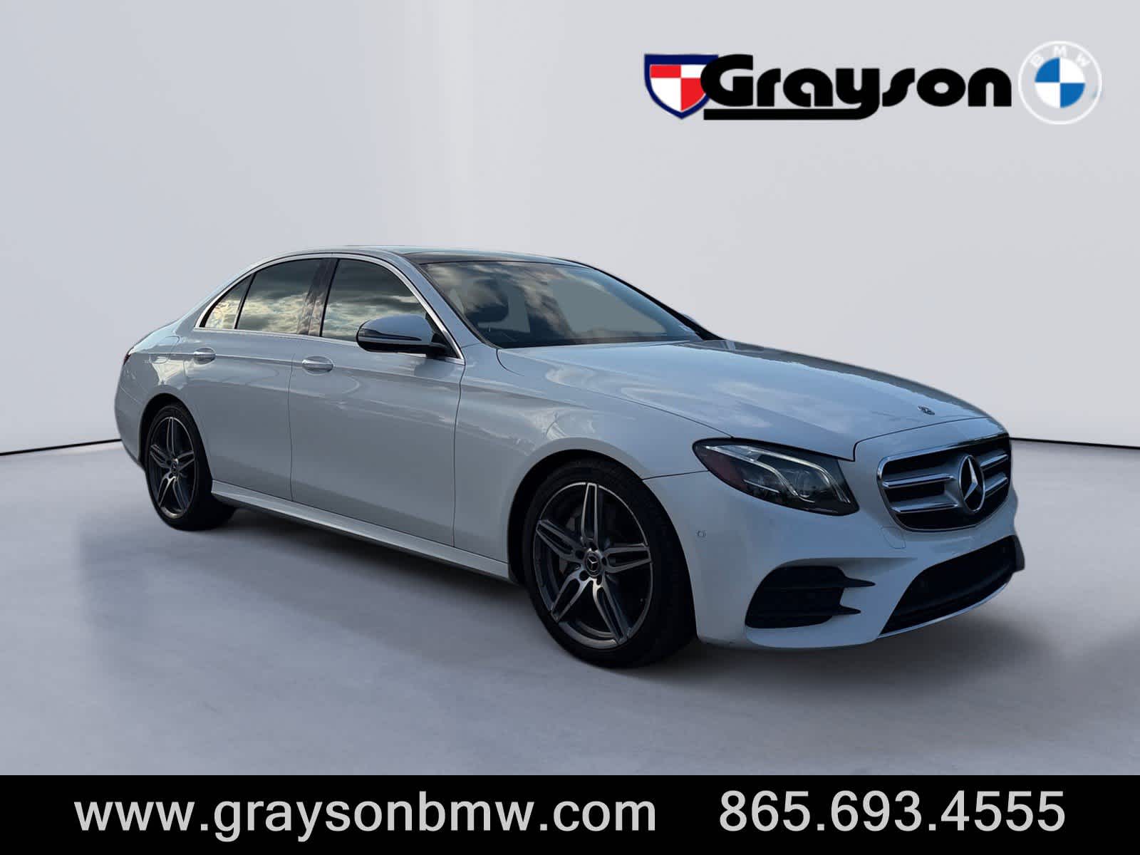Polar White 2018 Mercedes-Benz E-Class Sedan Rear-Wheel Drive 9-Speed Automatic