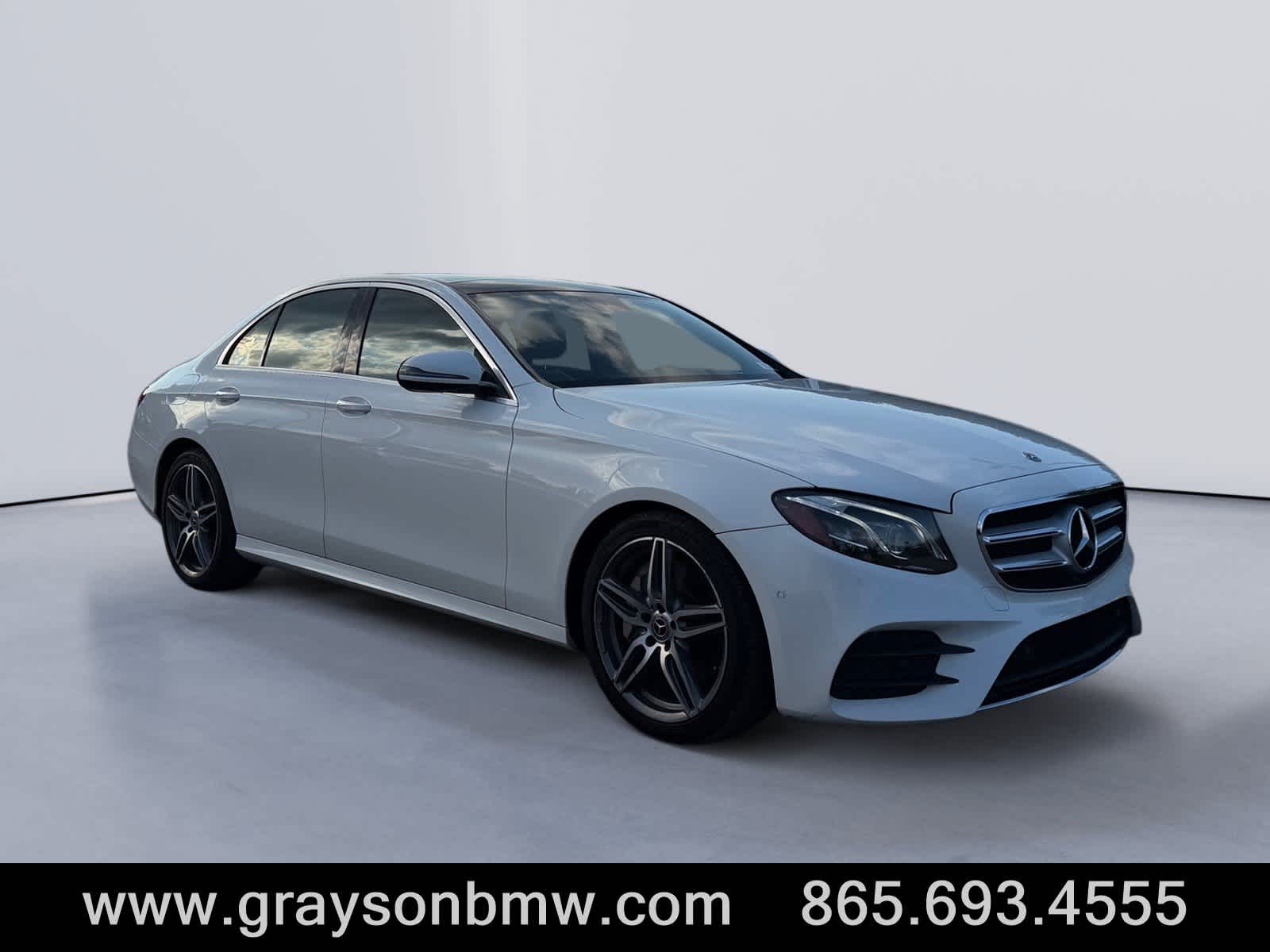 Polar White 2018 Mercedes-Benz E-Class Sedan Rear-Wheel Drive 9-Speed Automatic