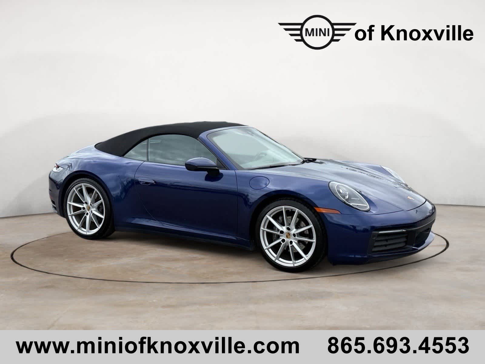 Blue 2024 Porsche 911 Carrera Cabriolet RWD Convertible Rear-Wheel Drive 8-Speed Automatic