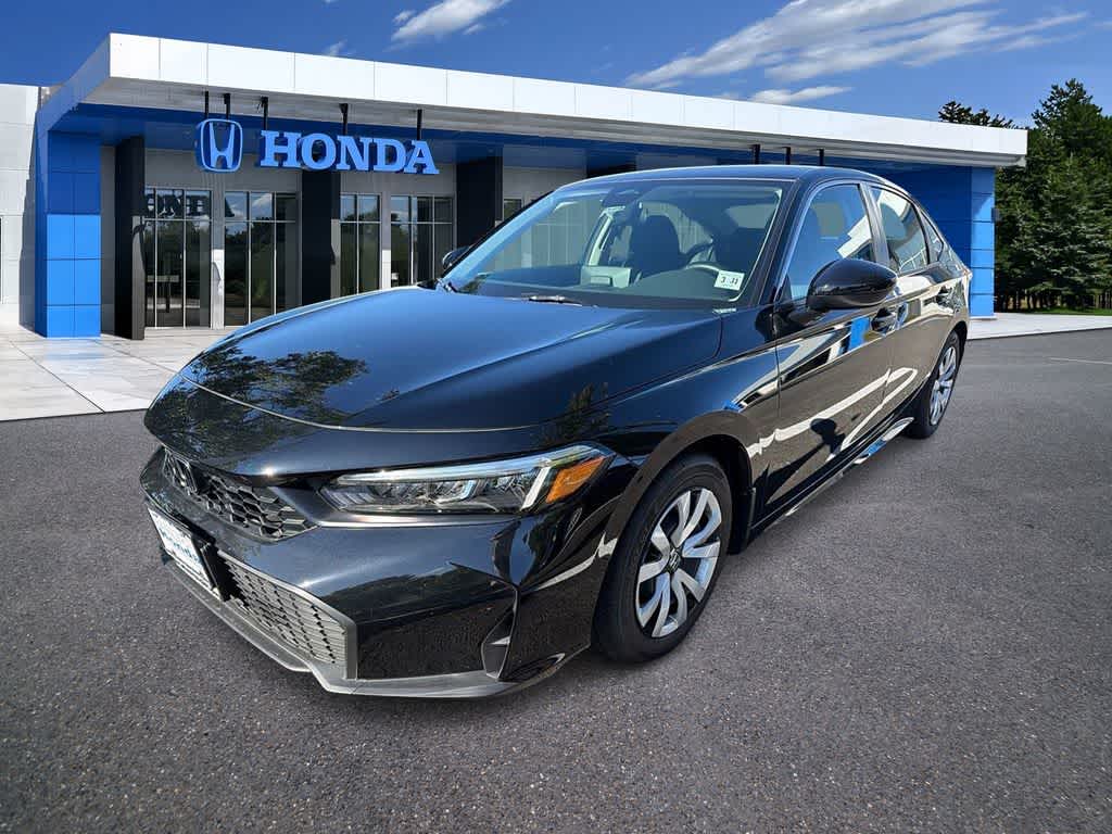 Crystal Black Pearl 2026 Honda Civic Sedan Front-Wheel Drive Continuously Variable Transmission