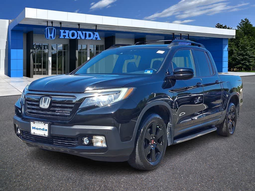Crystal Black Pearl 2019 Honda Ridgeline Pickup Truck All-Wheel Drive 6-Speed Automatic