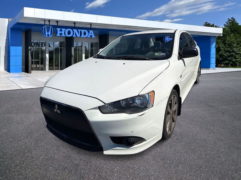 White 2015 Mitsubishi Lancer Sedan Front-Wheel Drive Automatic