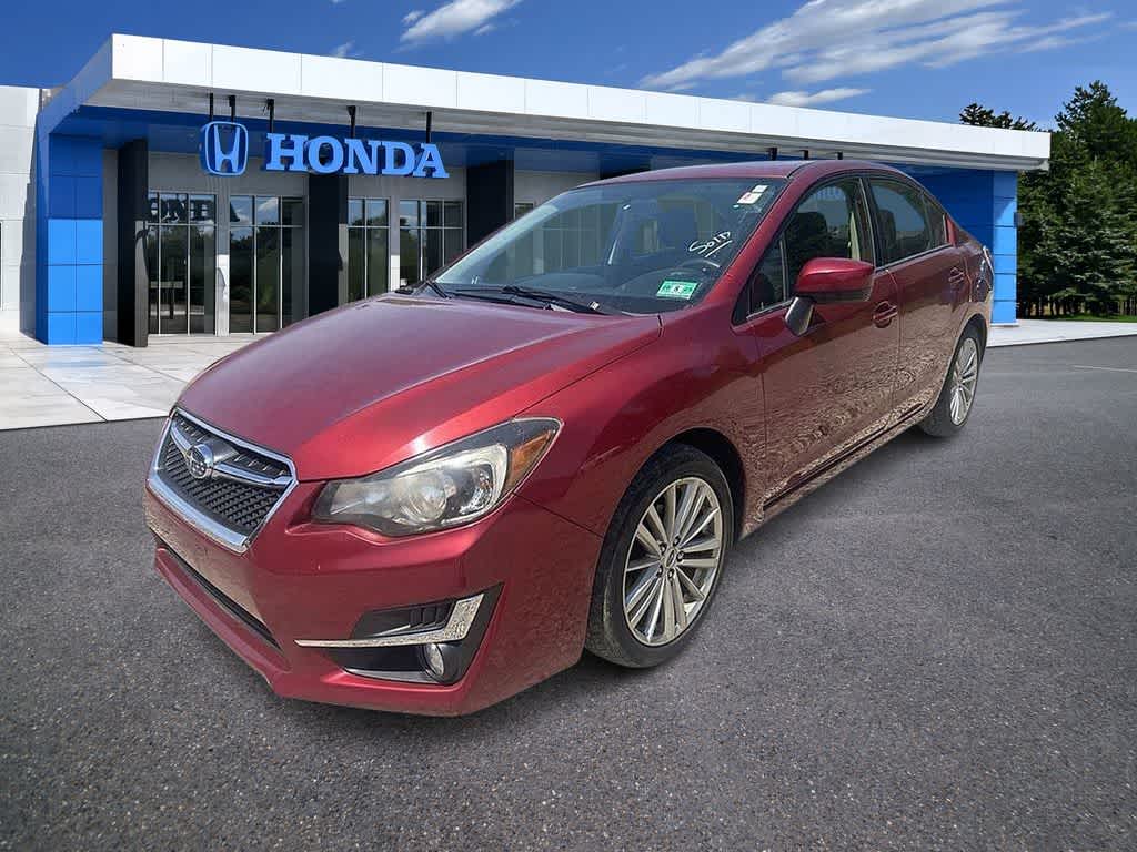 Venetian Red Pearl 2016 Subaru Impreza 2.0i Premium Sedan AWD Sedan All-Wheel Drive Continuously Variable Transmission