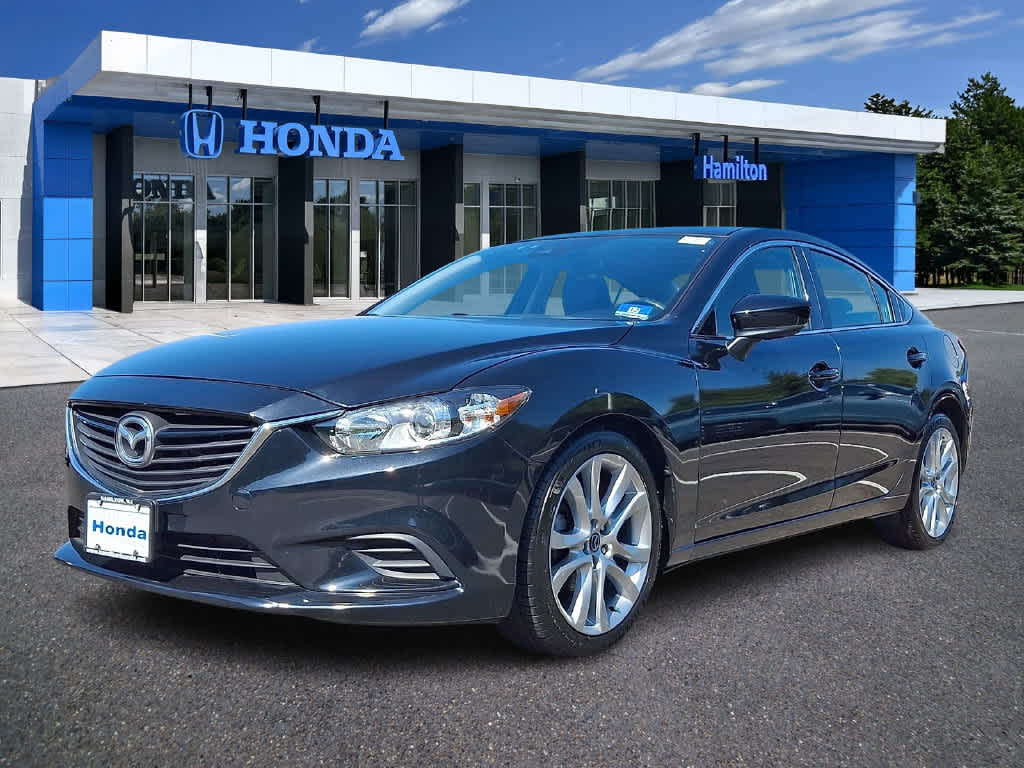 Jet Black Mica 2017 Mazda MAZDA6 Sedan Front-Wheel Drive 6-Speed Automatic