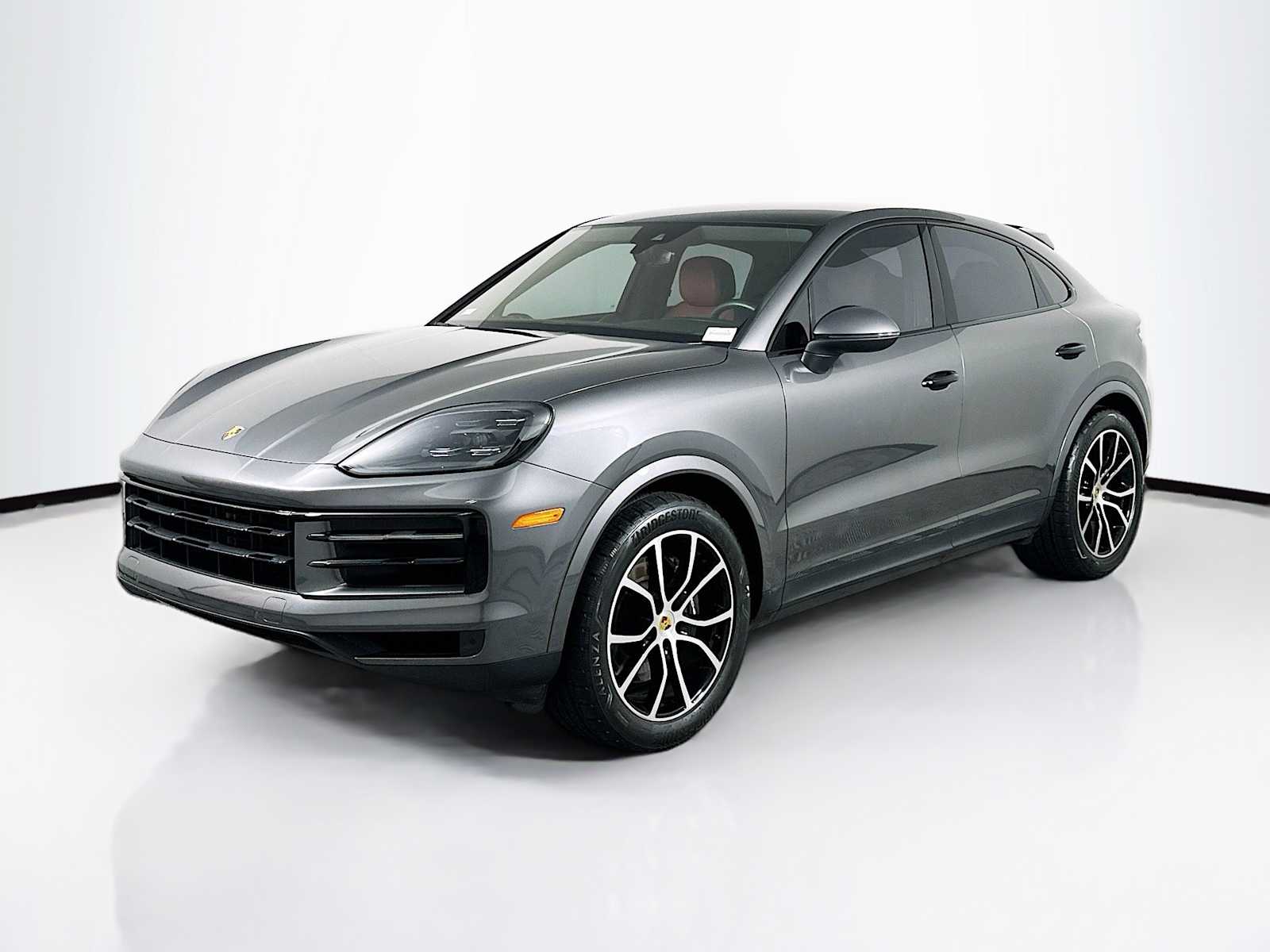 Gray (Quartzite Grey Metallic) 2024 Porsche Cayenne Coupe AWD Coupe All-Wheel Drive 8-Speed Automatic