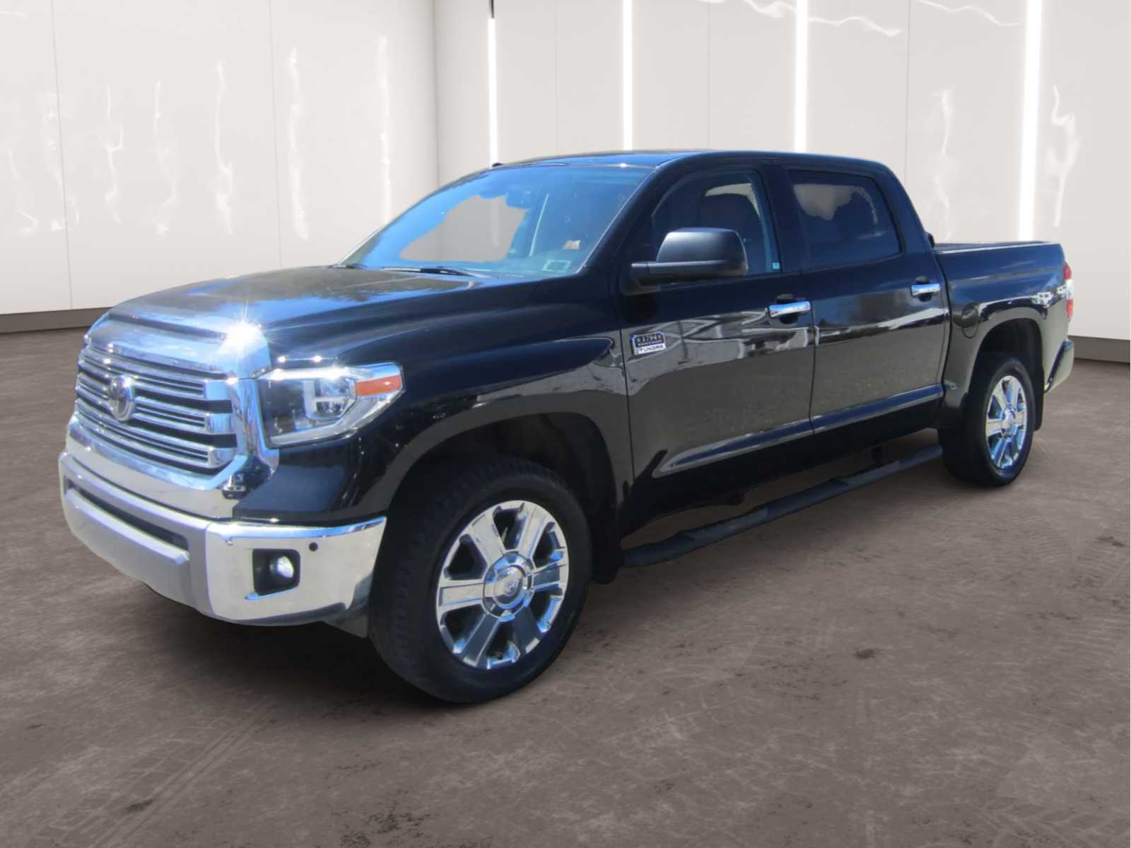 Midnight Black Metallic 2019 Toyota Tundra 1794 Edition CrewMax 5.7L 4WD Pickup Truck Four-Wheel Drive 6-Speed Automatic