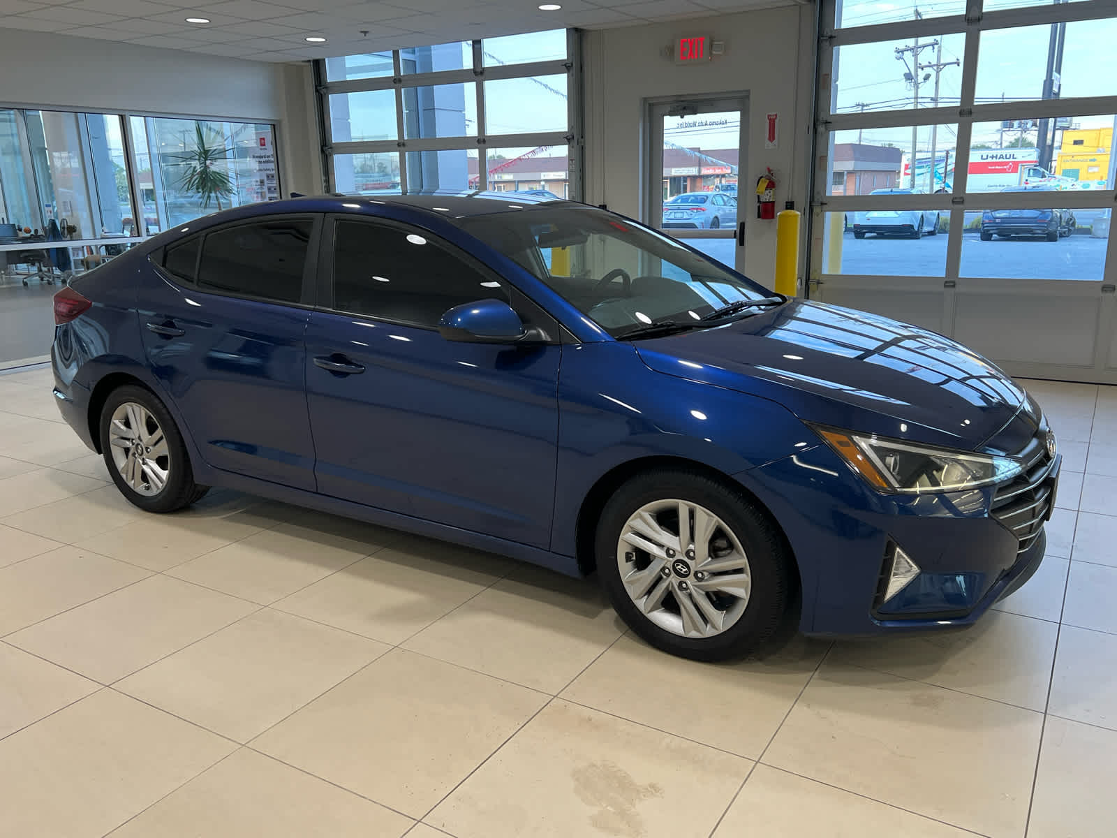 Lakeside Blue 2020 Hyundai Elantra SEL FWD Sedan Front-Wheel Drive Continuously Variable Transmission