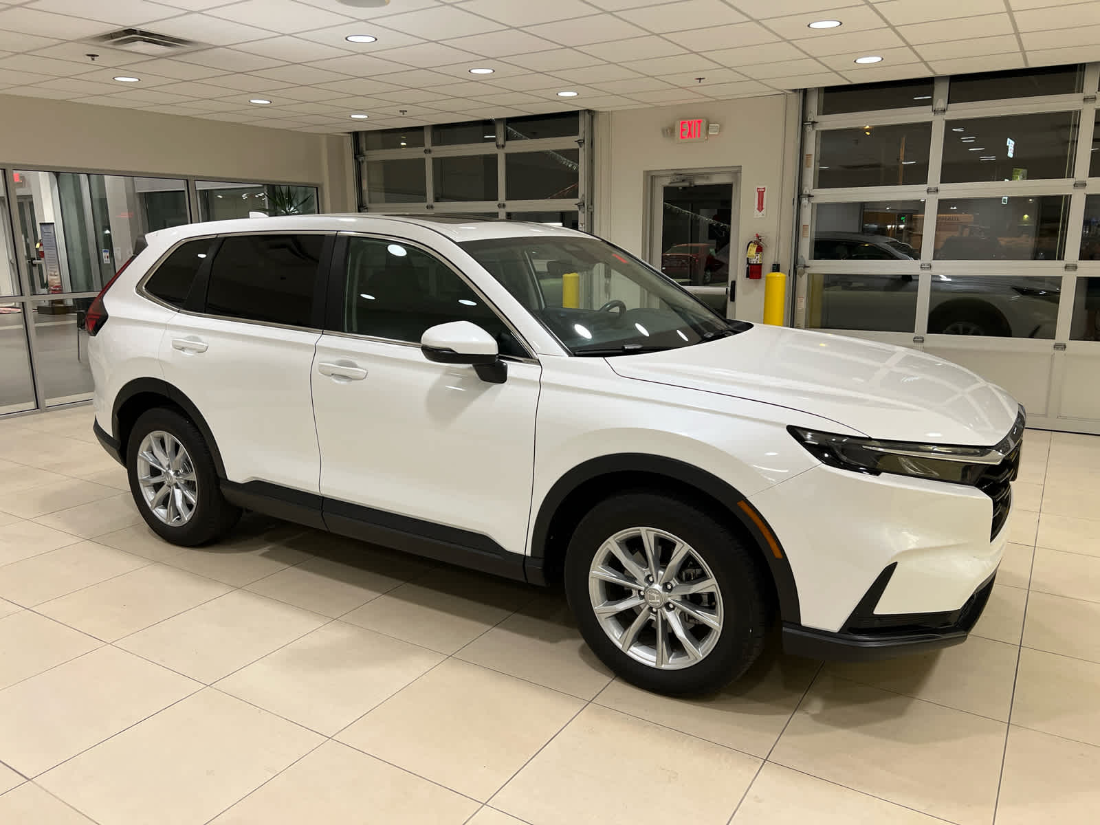 Platinum White Pearl 2024 Honda CR-V SUV / Crossover All-Wheel Drive Continuously Variable Transmission