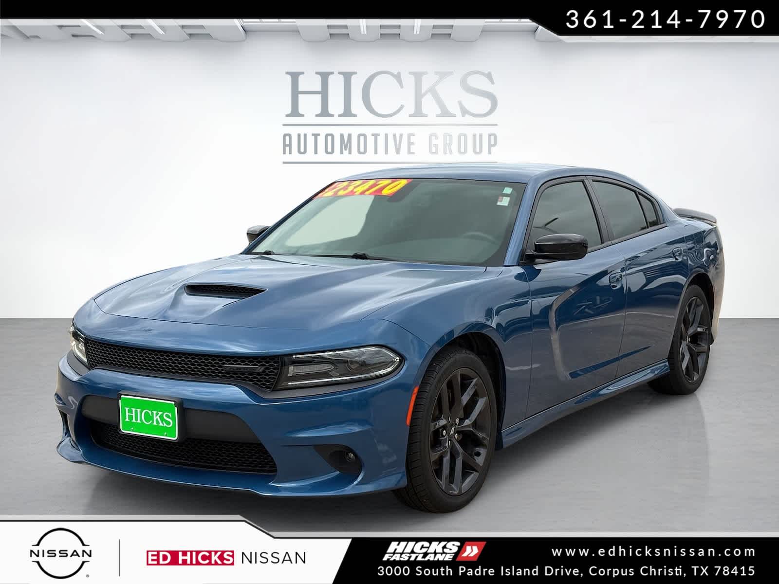 Blue (Frostbite) 2021 Dodge Charger GT RWD Sedan Rear-Wheel Drive 8-Speed Automatic