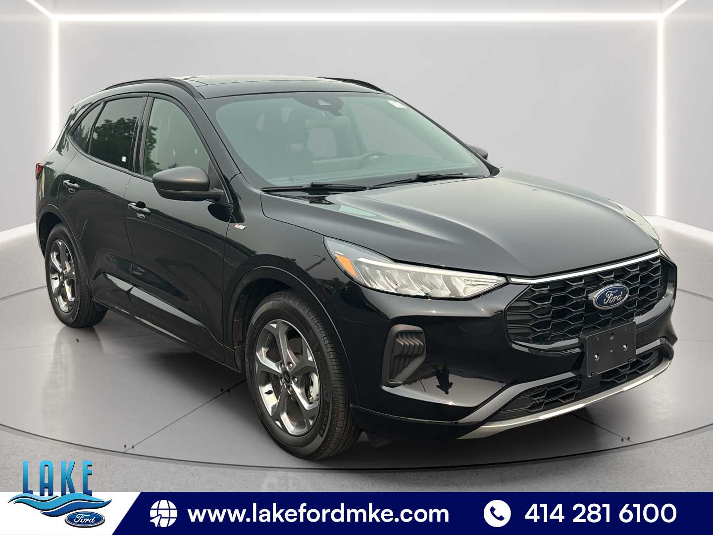 Agate Black Metallic 2024 Ford Escape SUV / Crossover Front-Wheel Drive Automatic
