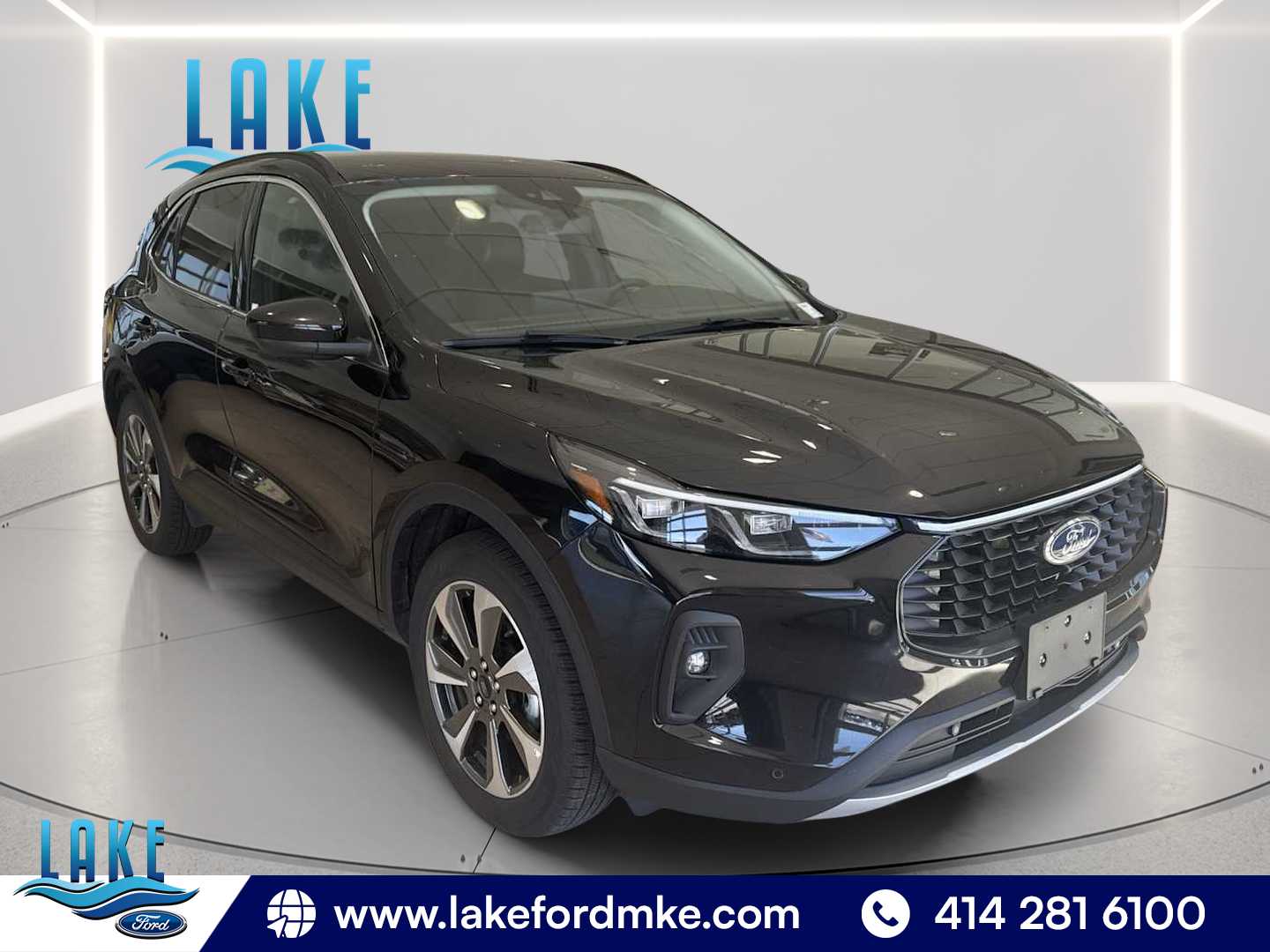 Agate Black Metallic 2024 Ford Escape SUV / Crossover All-Wheel Drive Automatic