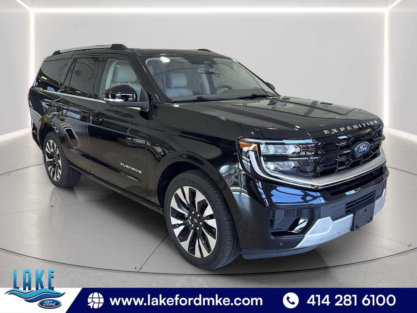 Agate Black Metallic 2025 Ford Expedition SUV / Crossover Four-Wheel Drive Automatic