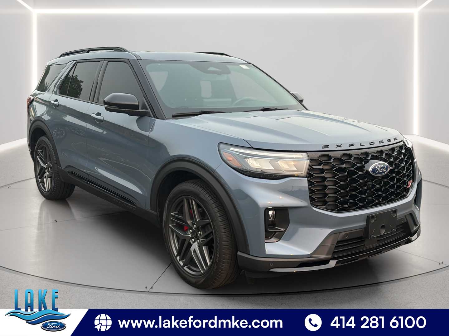 Vapor Blue Metallic 2025 Ford Explorer SUV / Crossover All-Wheel Drive Automatic