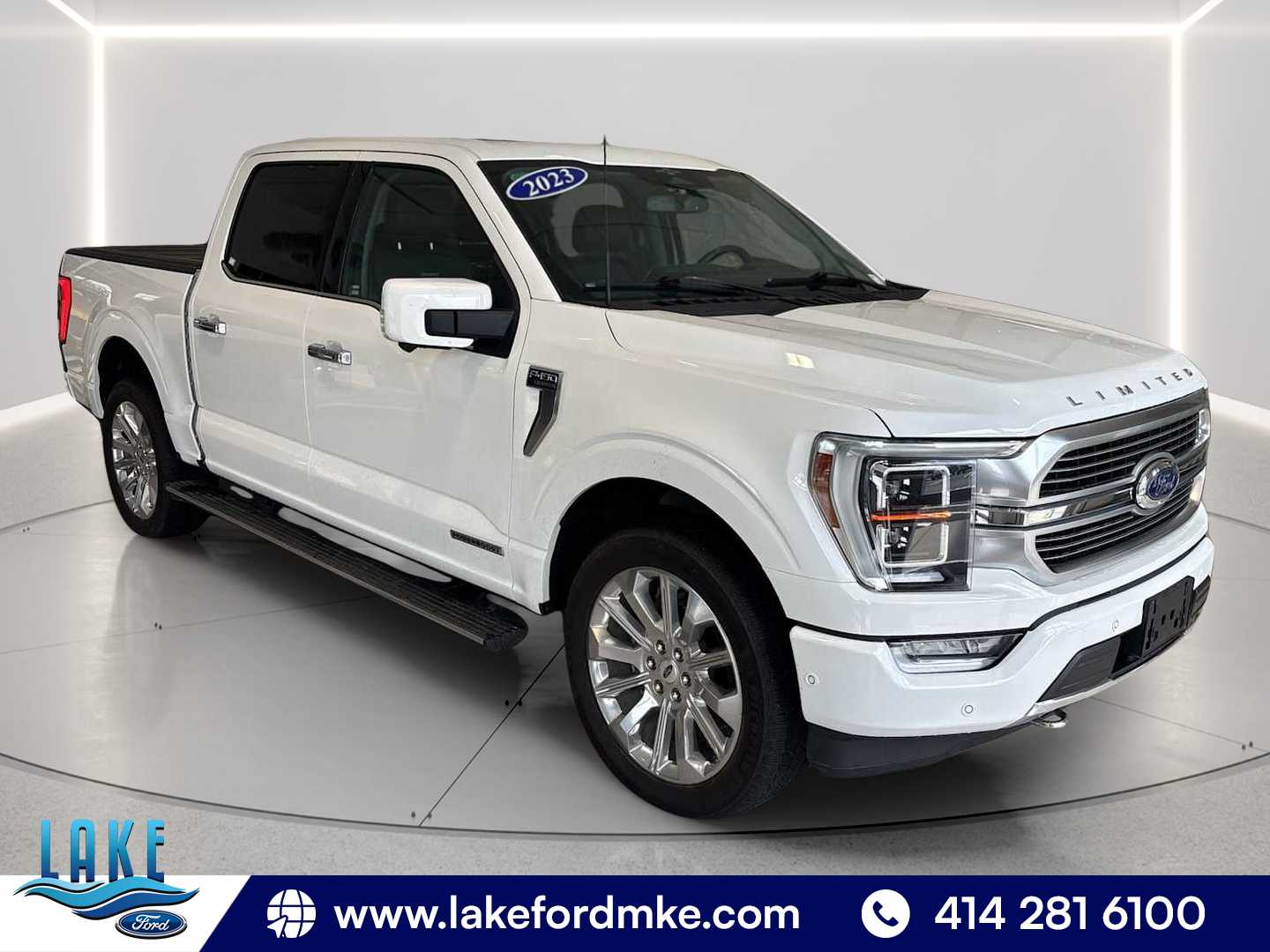 Star White Metallic Tri-Coat 2023 Ford F-150 Pickup Truck Four-Wheel Drive Automatic