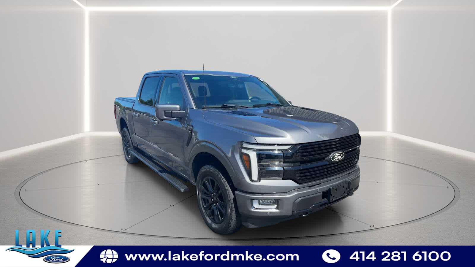 Carbonized Gray Metallic 2024 Ford F-150 Pickup Truck Four-Wheel Drive Automatic