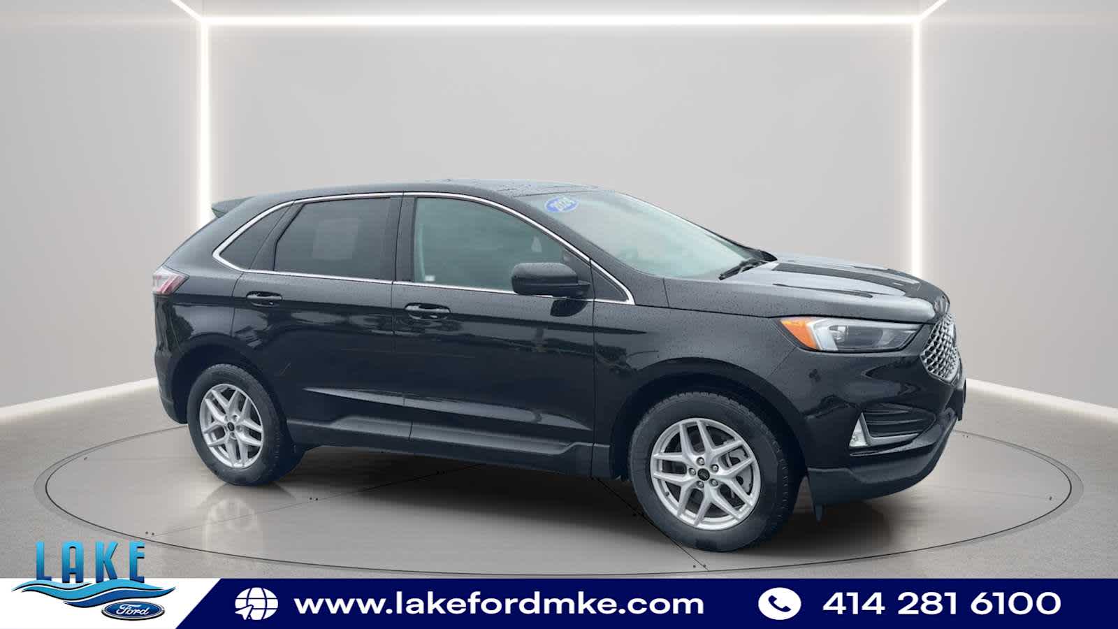 Agate Black Metallic 2024 Ford Edge SUV / Crossover All-Wheel Drive 8-Speed Automatic