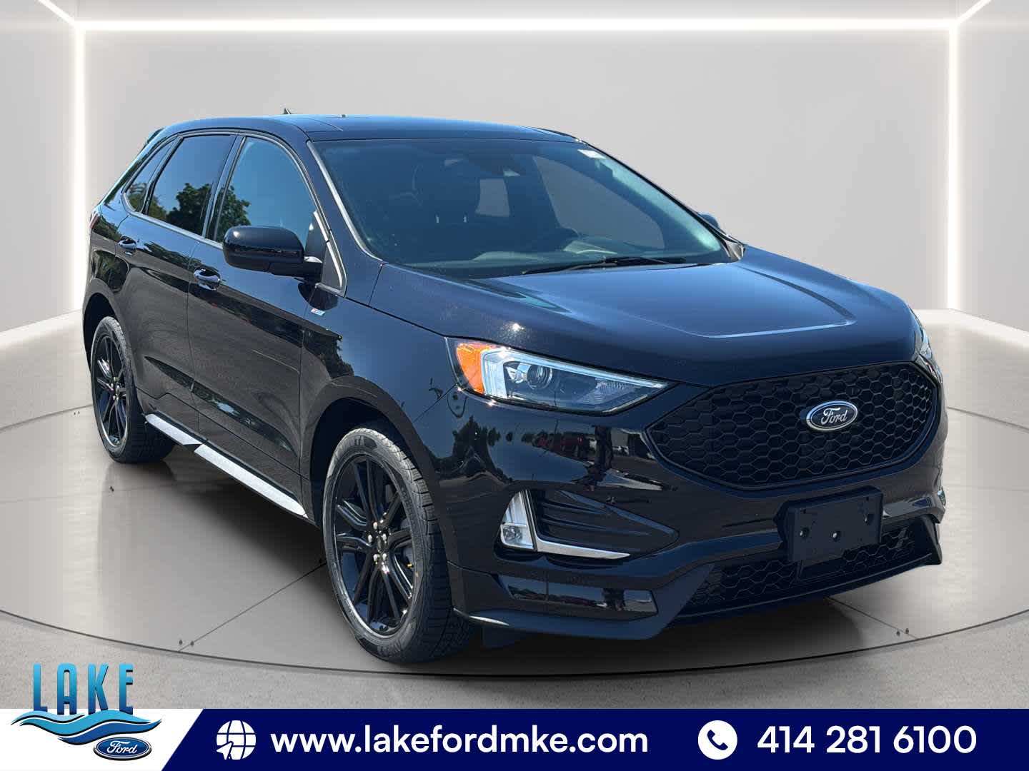 Agate Black Metallic 2024 Ford Edge SUV / Crossover All-Wheel Drive 8-Speed Automatic