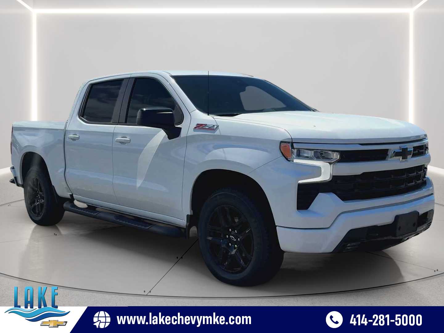 Summit White 2024 Chevrolet Silverado 1500 Pickup Truck Four-Wheel Drive Automatic