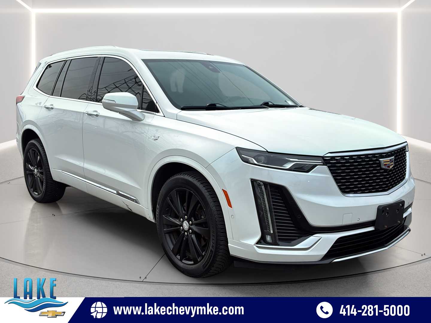 Crystal White Tricoat 2020 Cadillac XT6 SUV / Crossover Four-Wheel Drive 9-Speed Automatic