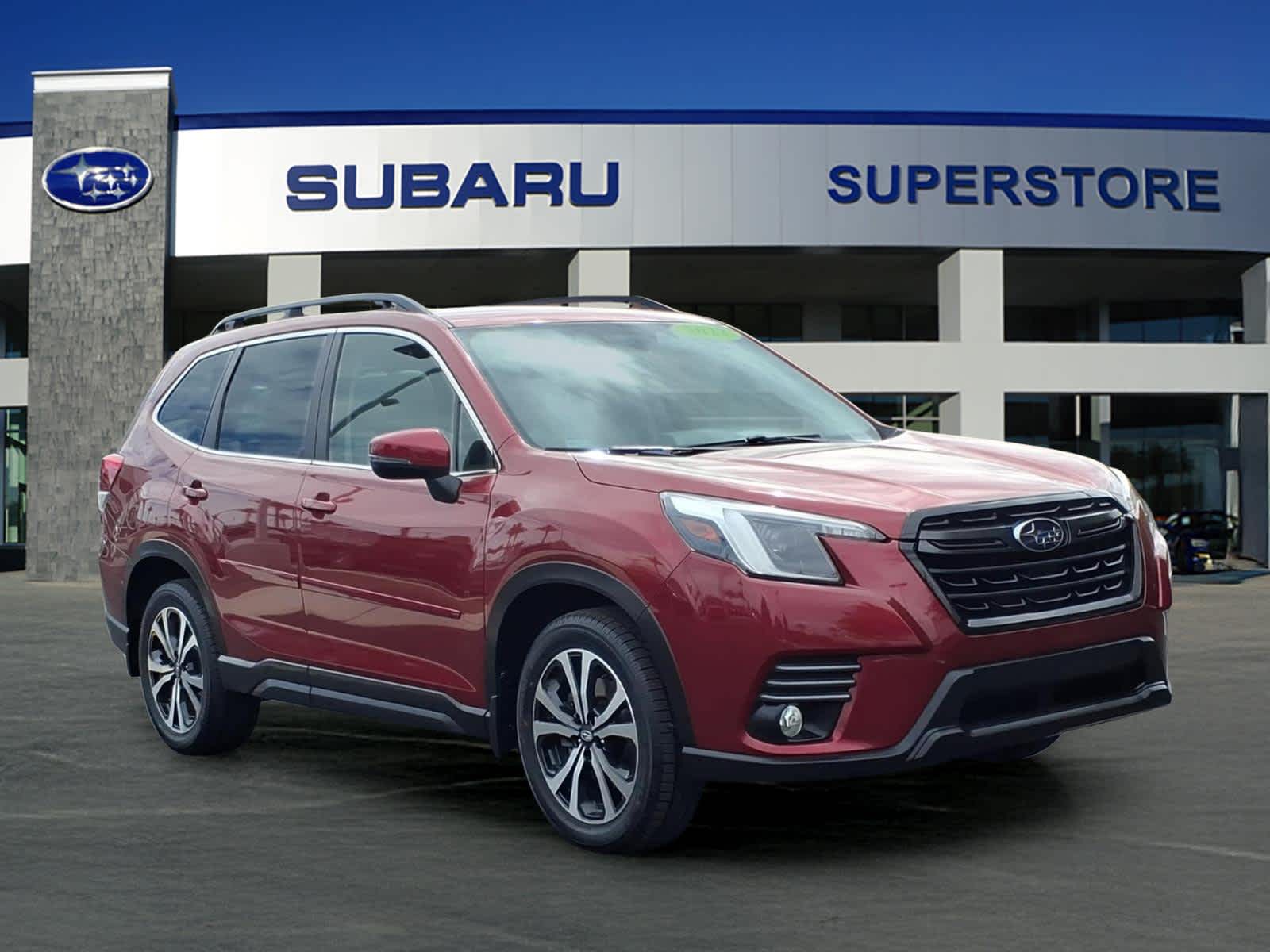 Crimson Red Pearl 2023 Subaru Forester Limited Crossover AWD SUV / Crossover All-Wheel Drive Continuously Variable Transmission