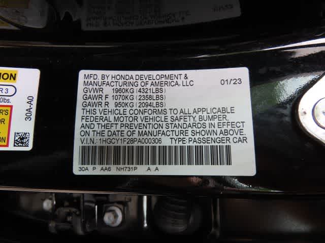 Certified Used 2023 Crystal Black Pearl Honda LX image 24