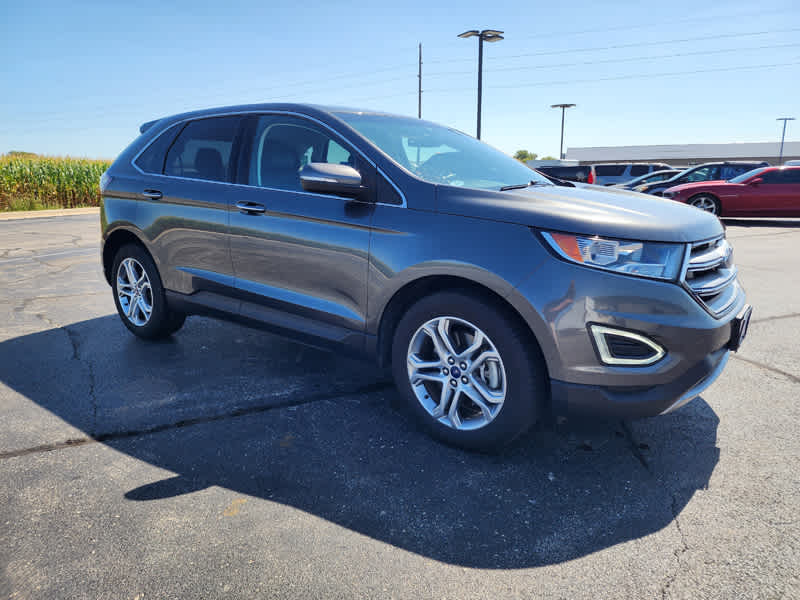 Used 2016 Ford Edge Titanium with VIN 2FMPK4K87GBB77233 for sale in Gilman, IL