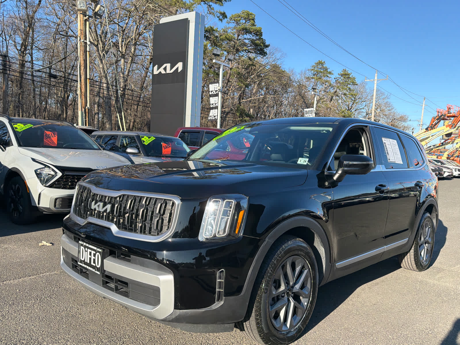 Ebony Black 2023 Kia Telluride LX AWD SUV / Crossover All-Wheel Drive 8-Speed Automatic