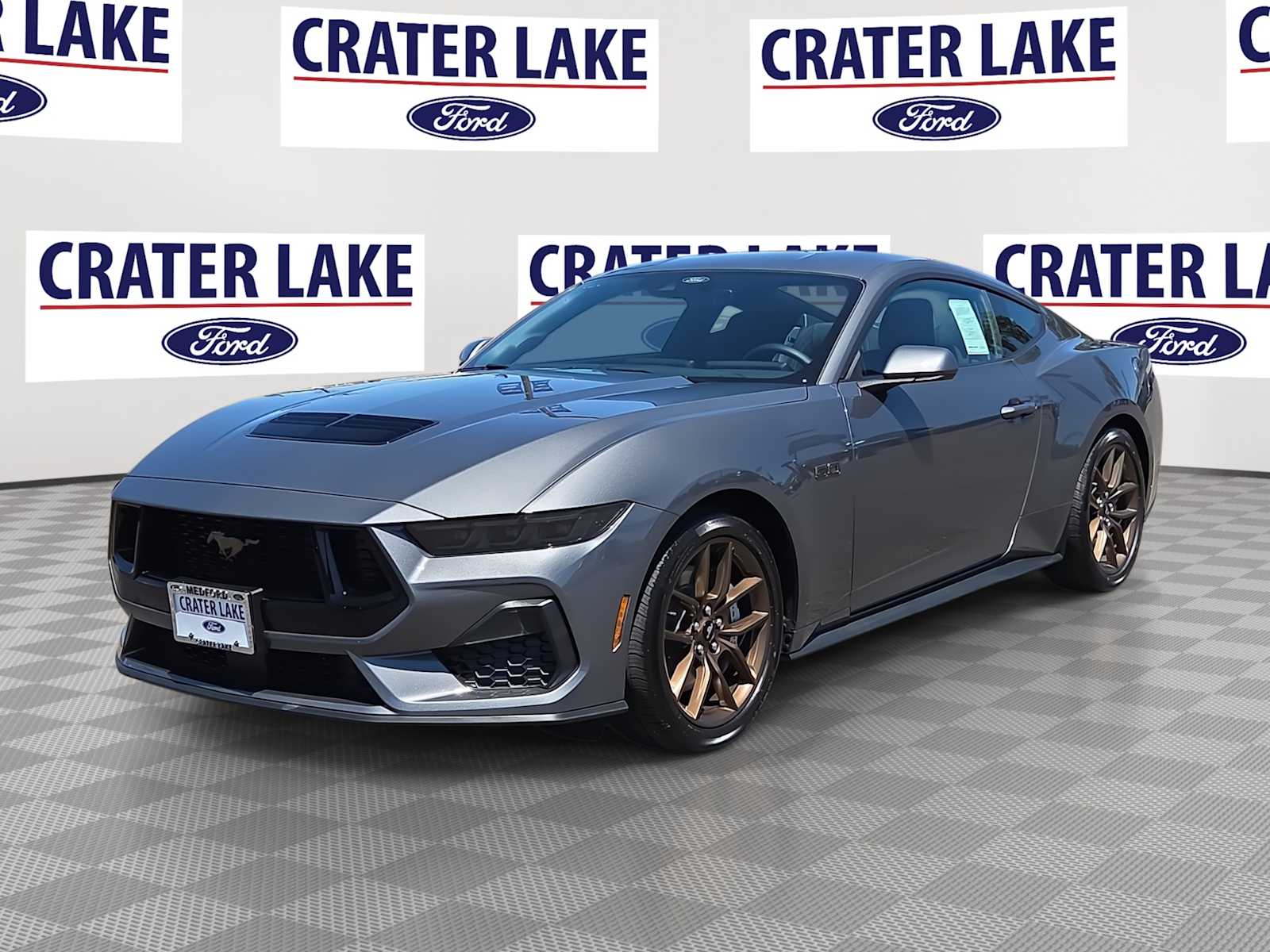 Carbonized Gray Metallic 2026 Ford Mustang Coupe Rear-Wheel Drive Automatic