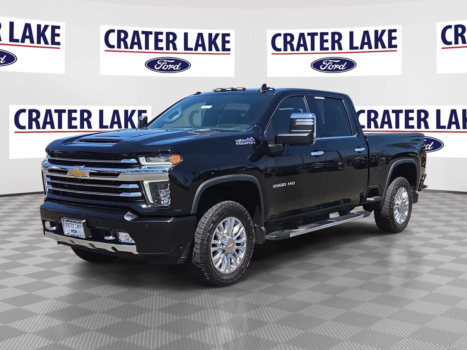 Black 2021 Chevrolet Silverado 3500HD Pickup Truck Four-Wheel Drive Automatic