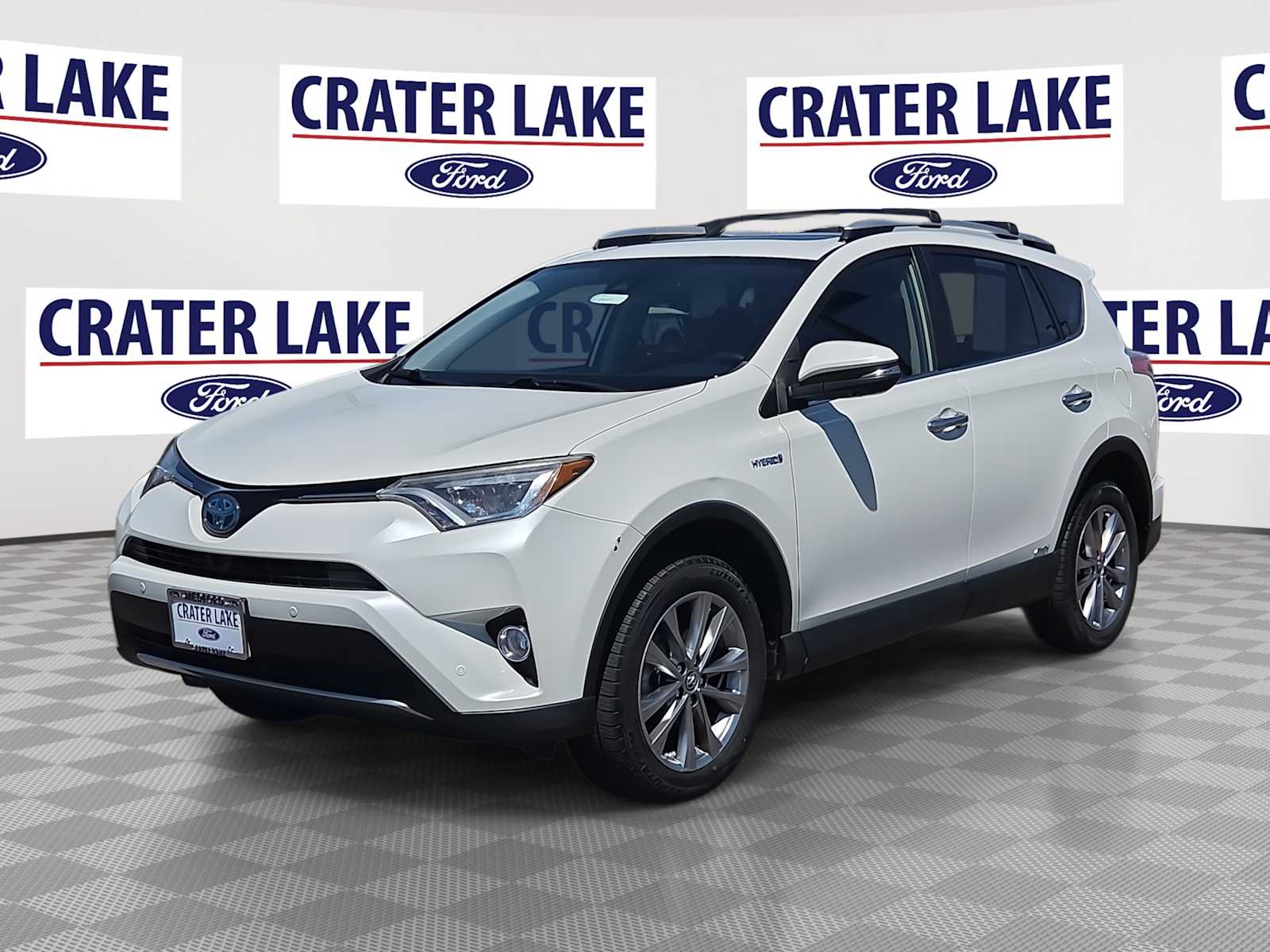 White (Blizzard Pearl) 2016 Toyota RAV4 Hybrid SUV / Crossover All-Wheel Drive Continuously Variable Transmission
