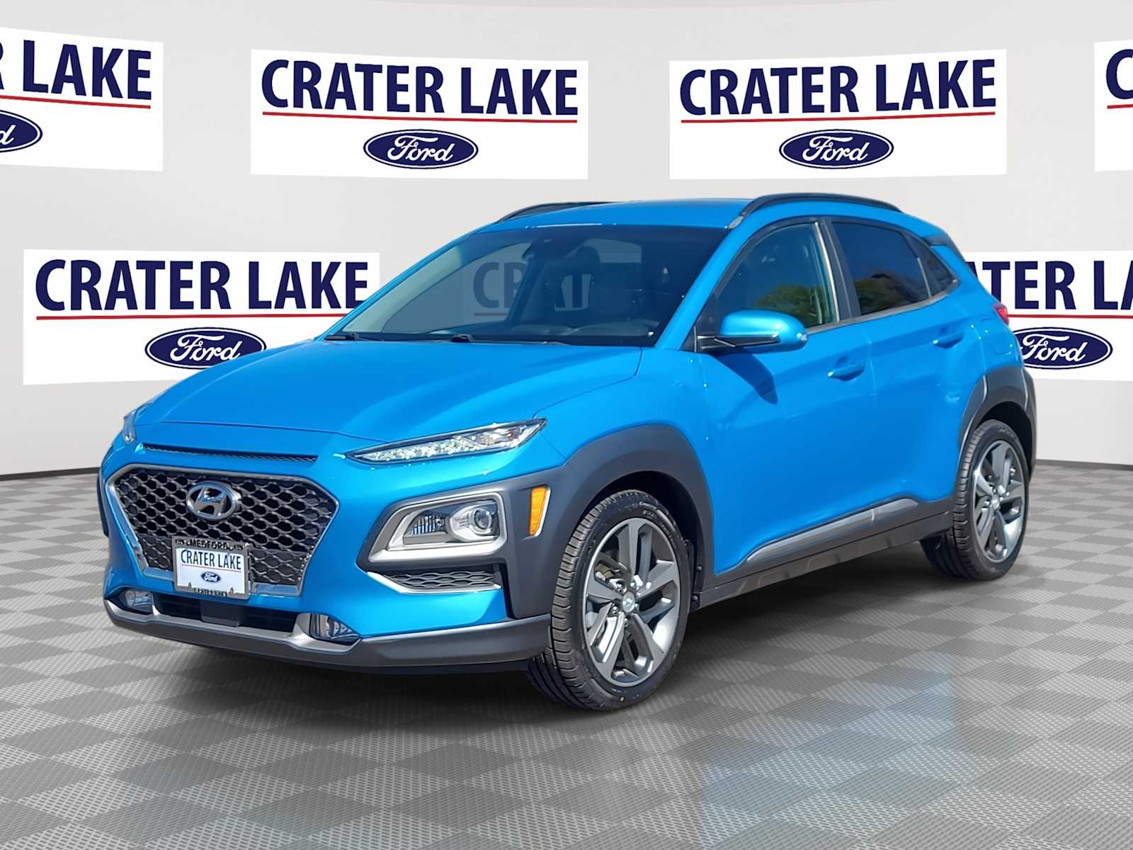 Surf Blue 2020 Hyundai Kona Ultimate AWD SUV / Crossover All-Wheel Drive 7-Speed Automatic