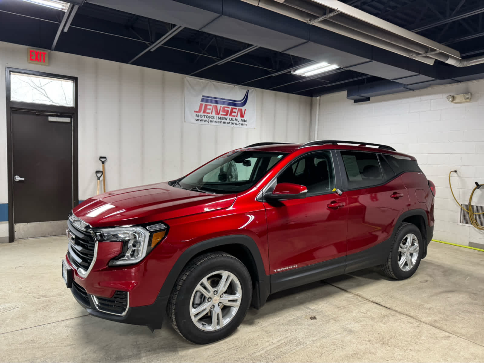 Cayenne Red Tintcoat 2022 GMC Terrain SLE AWD SUV / Crossover All-Wheel Drive 9-Speed Automatic
