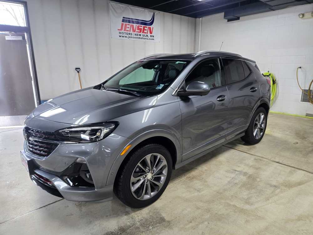 Gray (Satin Steel Metallic) 2020 Buick Encore GX Essence AWD SUV / Crossover All-Wheel Drive 9-Speed Automatic