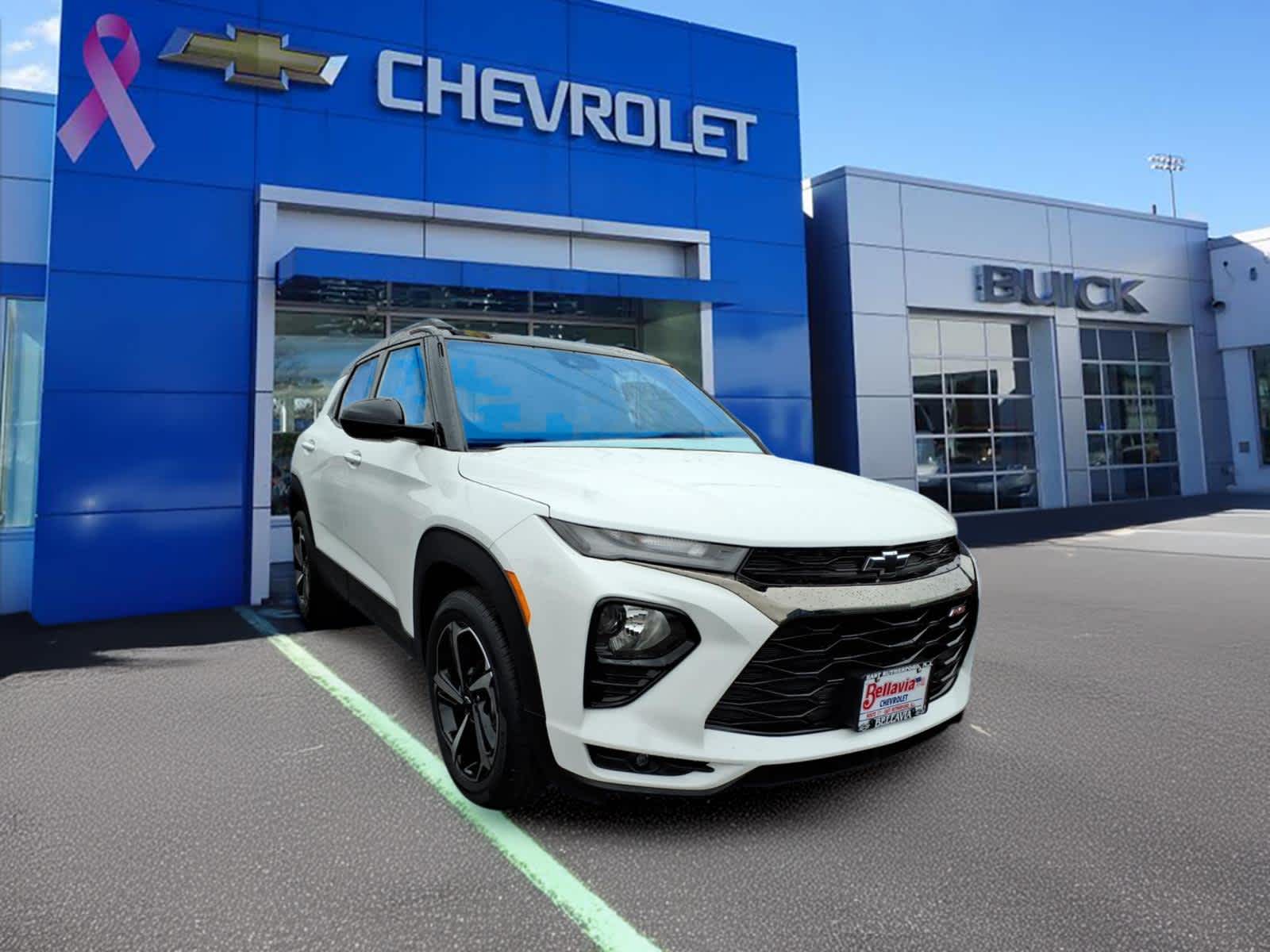 Summit White 2023 Chevrolet Trailblazer RS FWD SUV / Crossover Front-Wheel Drive Continuously Variable Transmission