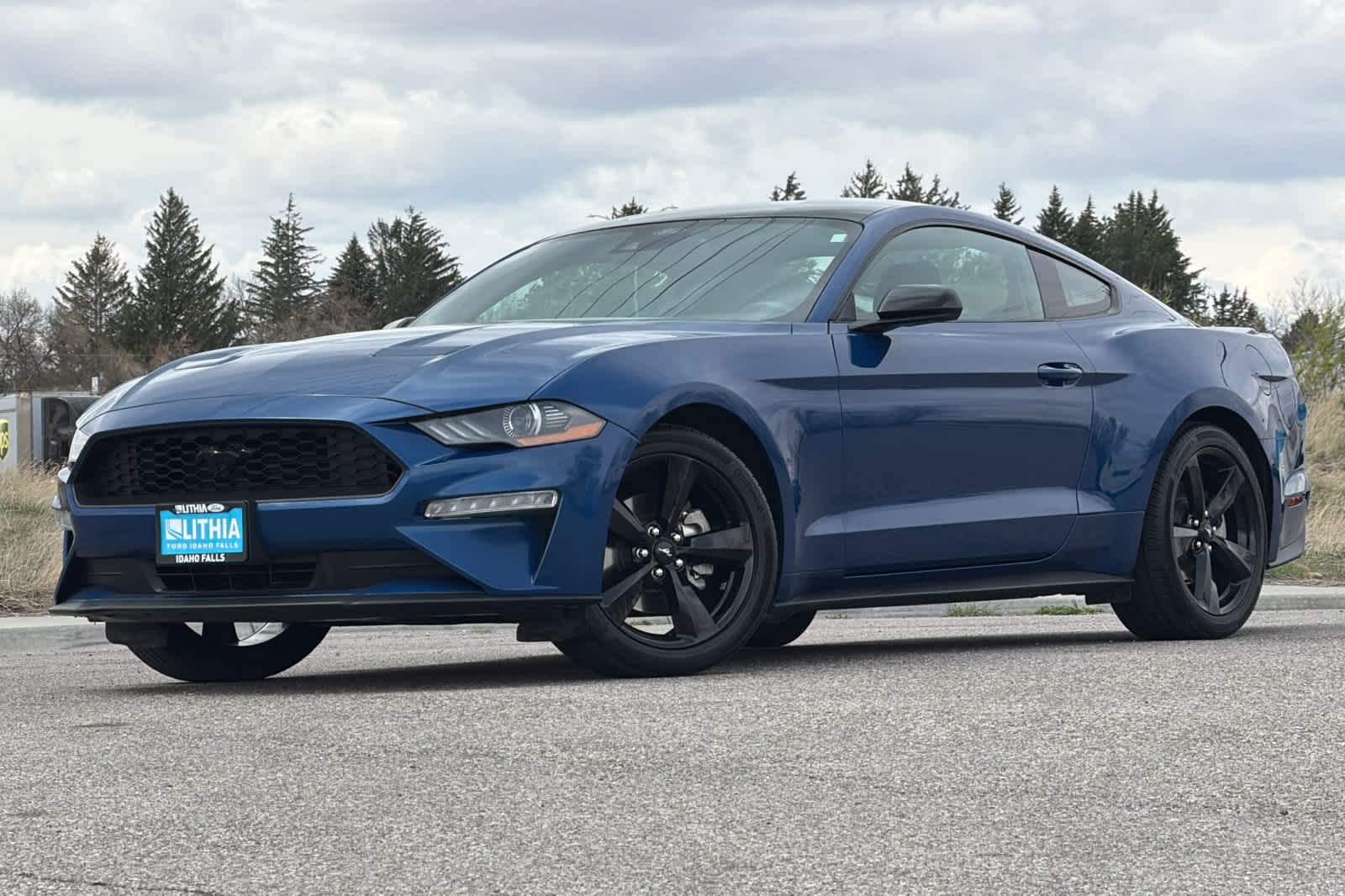 Atlas Blue Metallic 2023 Ford Mustang EcoBoost Fastback RWD Coupe Rear-Wheel Drive Automatic