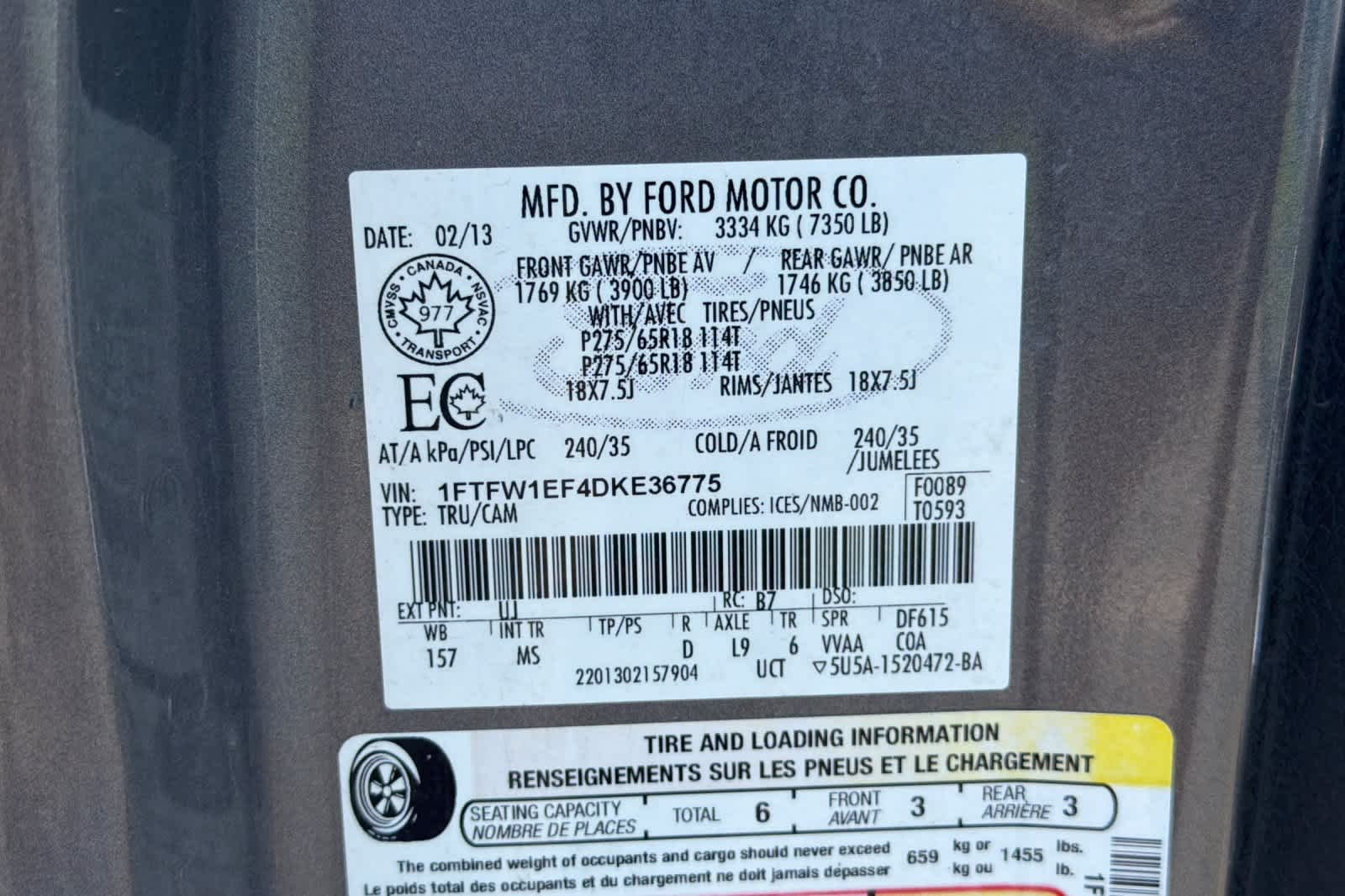  2013 Ford F-150 XLT SuperCrew 4WD   