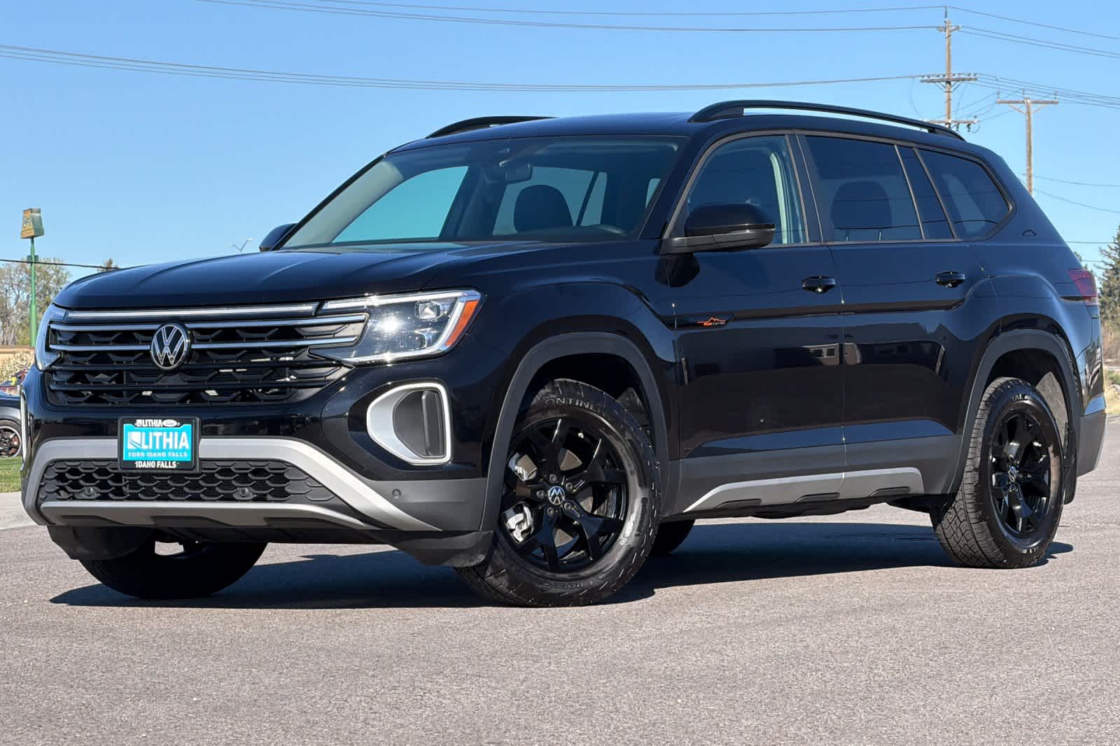 Deep Black Pearl 2025 Volkswagen Atlas Peak Edition 4Motion SUV / Crossover All-Wheel Drive 8-Speed Automatic