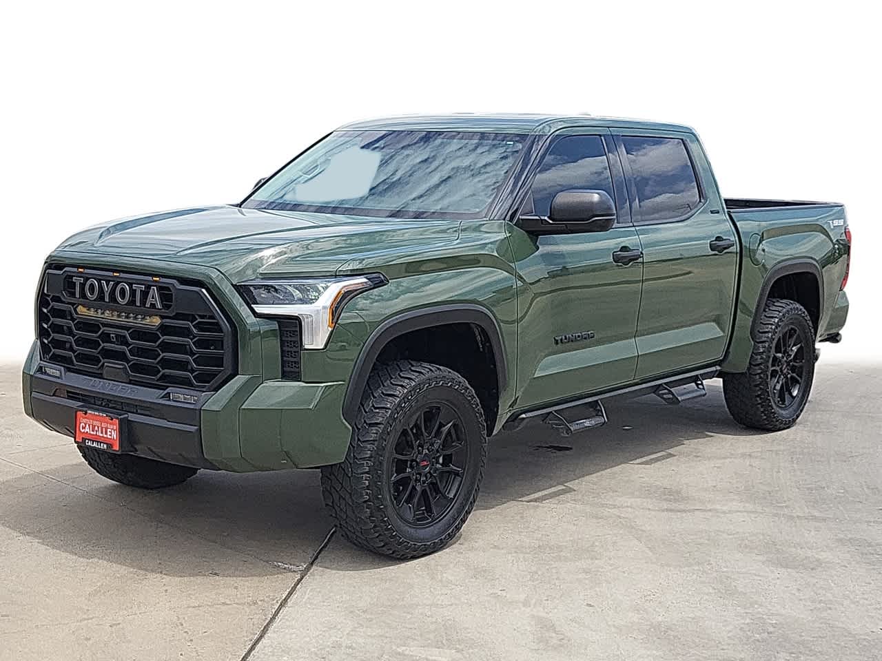 Army Green 2023 Toyota Tundra SR5 CrewMax Cab 4WD Pickup Truck Four-Wheel Drive Automatic